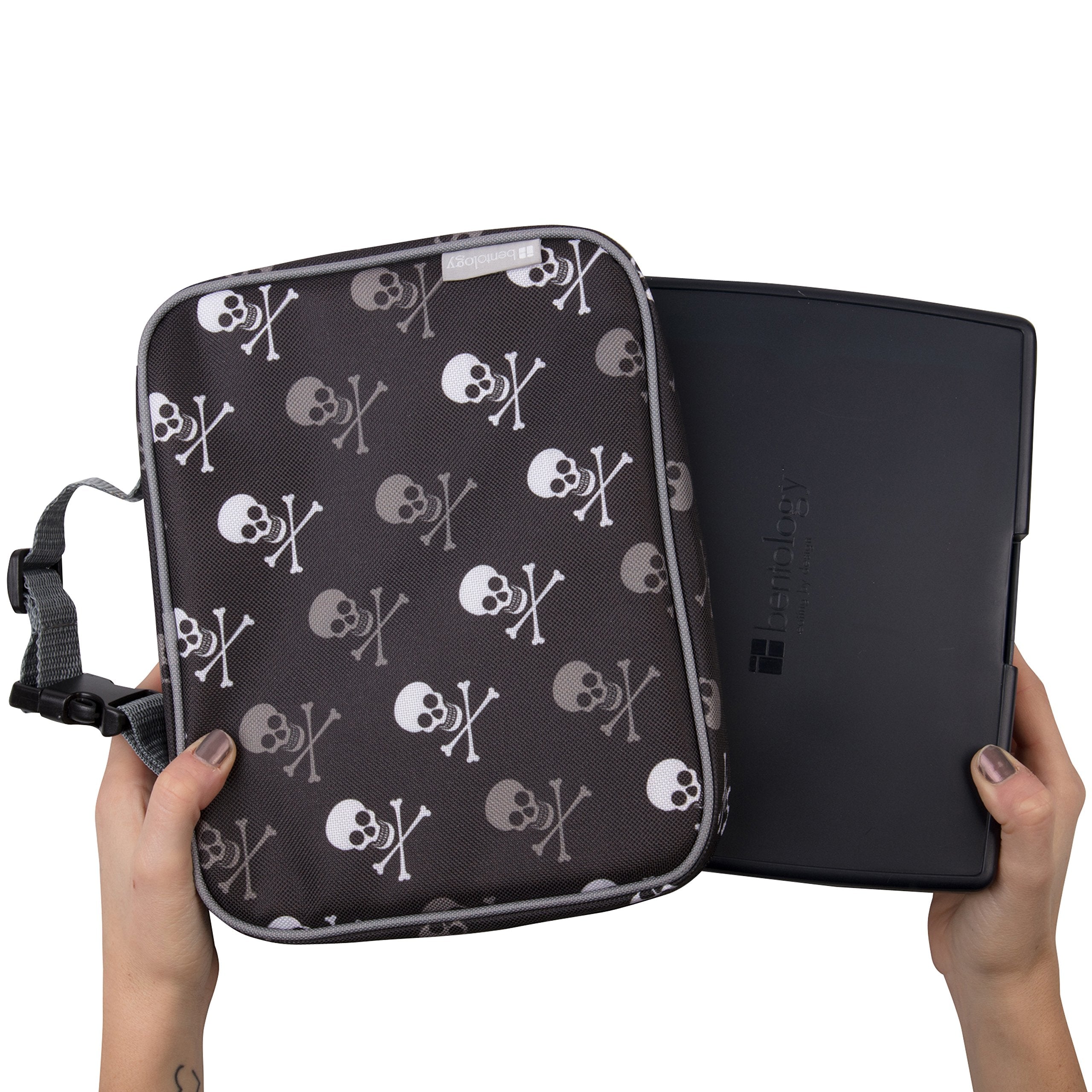 Entology Lunch Bag And Box Set For Kids - Boys Insulated Lunchbox Tote, Bento Box, 5 Containers And Ice Pack - 9 Pieces - Pirate