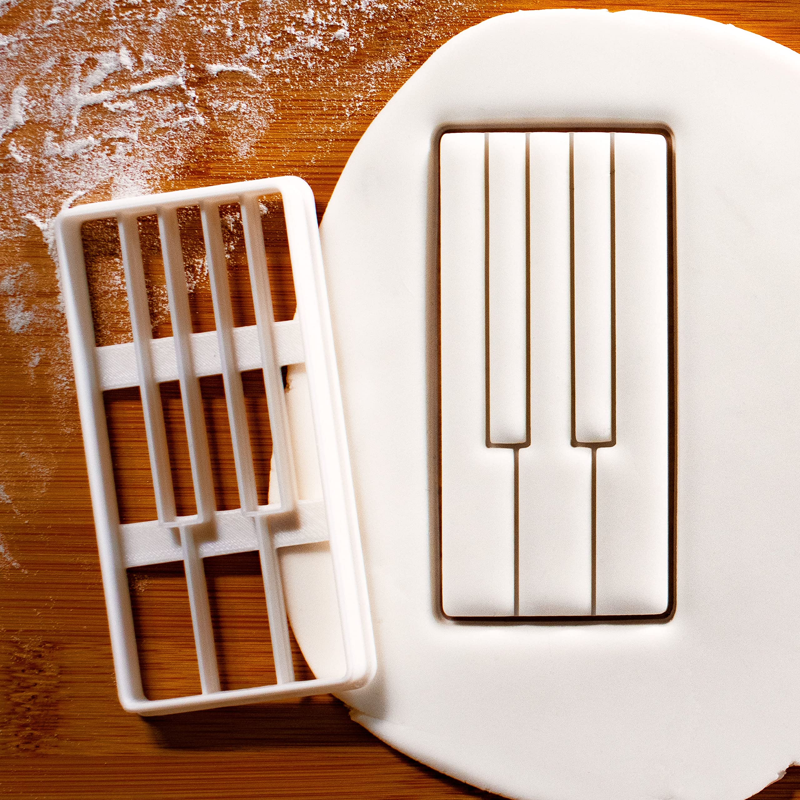 Cde Piano Keys Cookie Cutter, 1 Piece - Bakerlogy