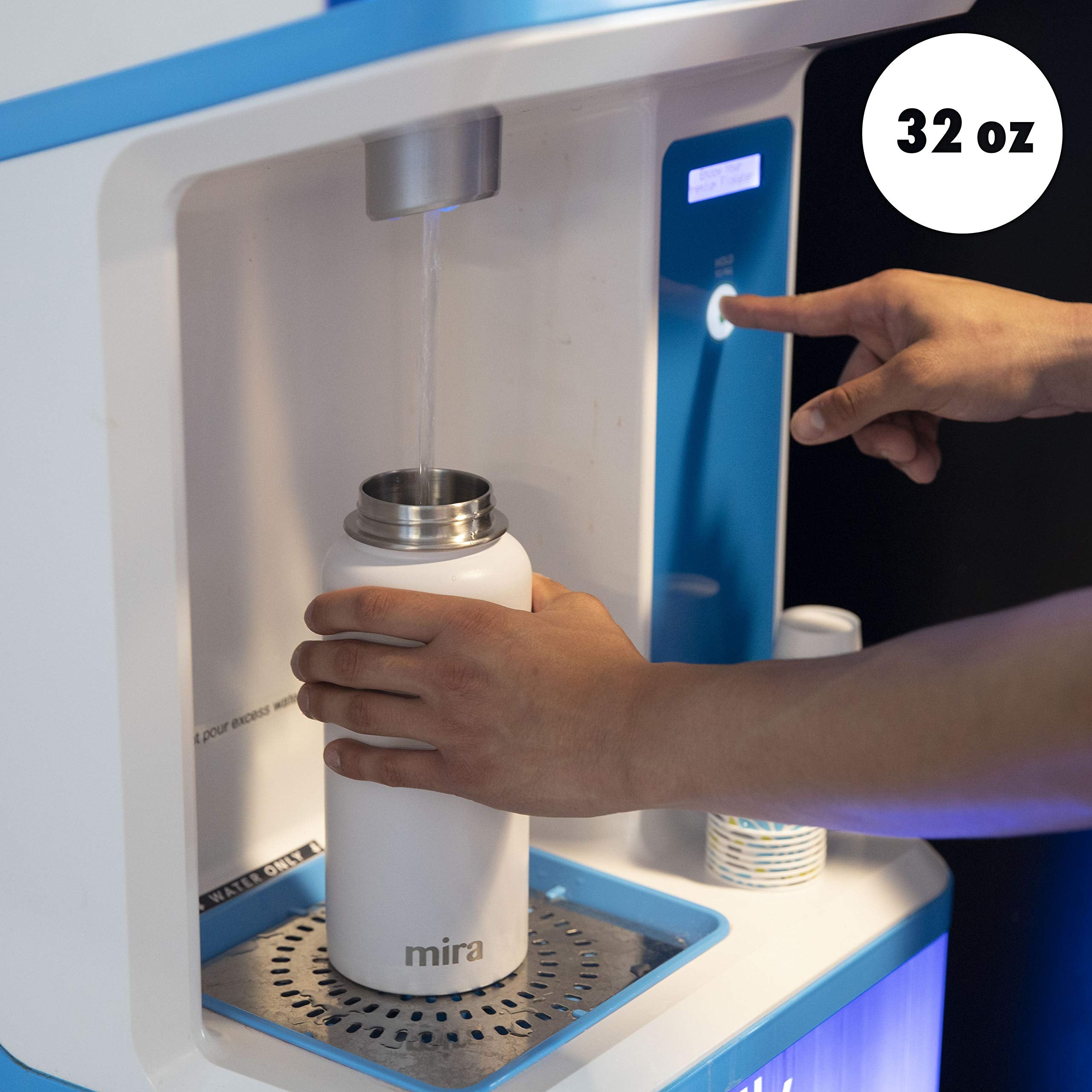 Mira Stainless Steel Insulated Sports Water Bottle - Hydro Metal Thermos Flask Keeps Cold For 24 Hours, Hot For 12 Hours - Bpa-F