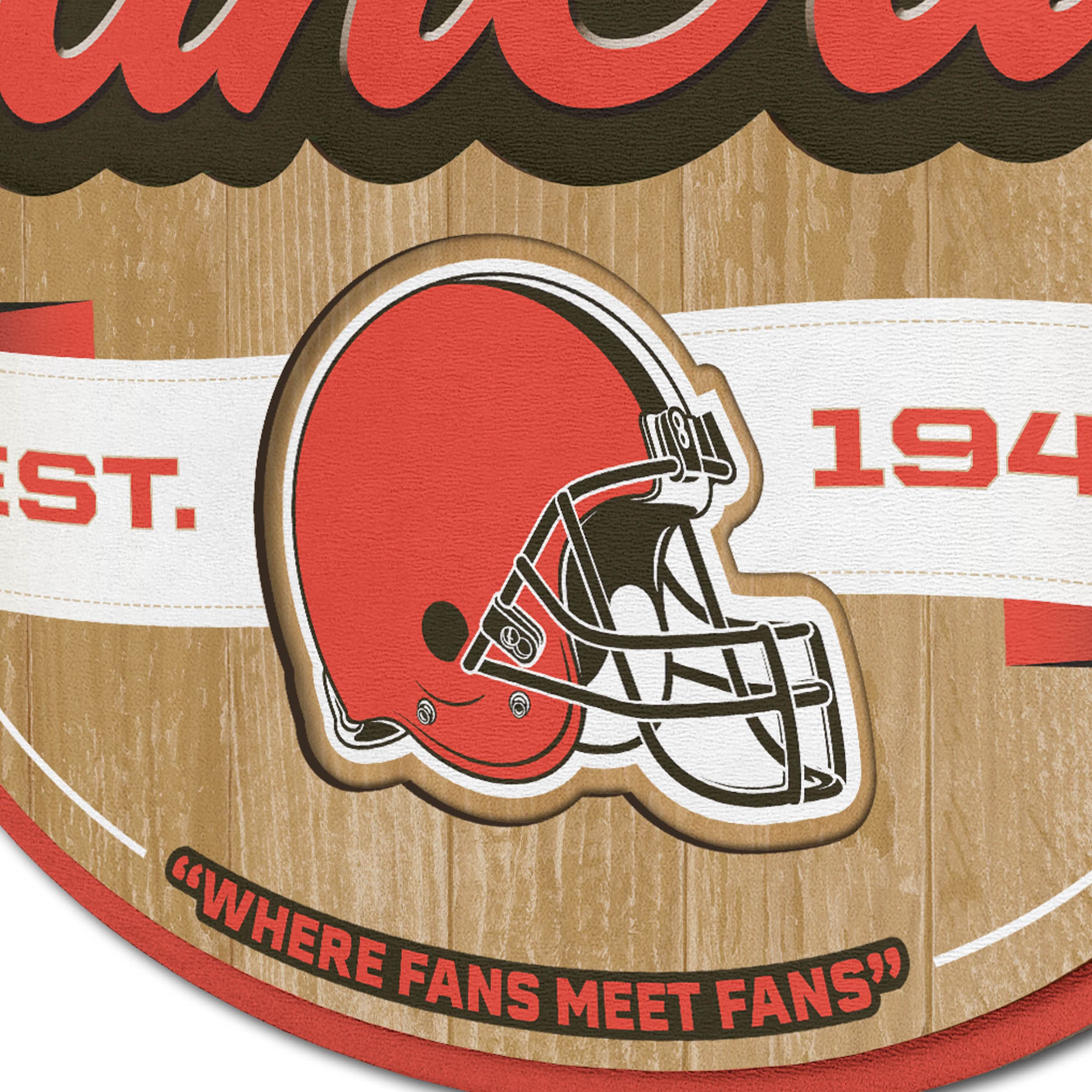 Youthefan Nfl Cleveland Browns Fan Cave Sign