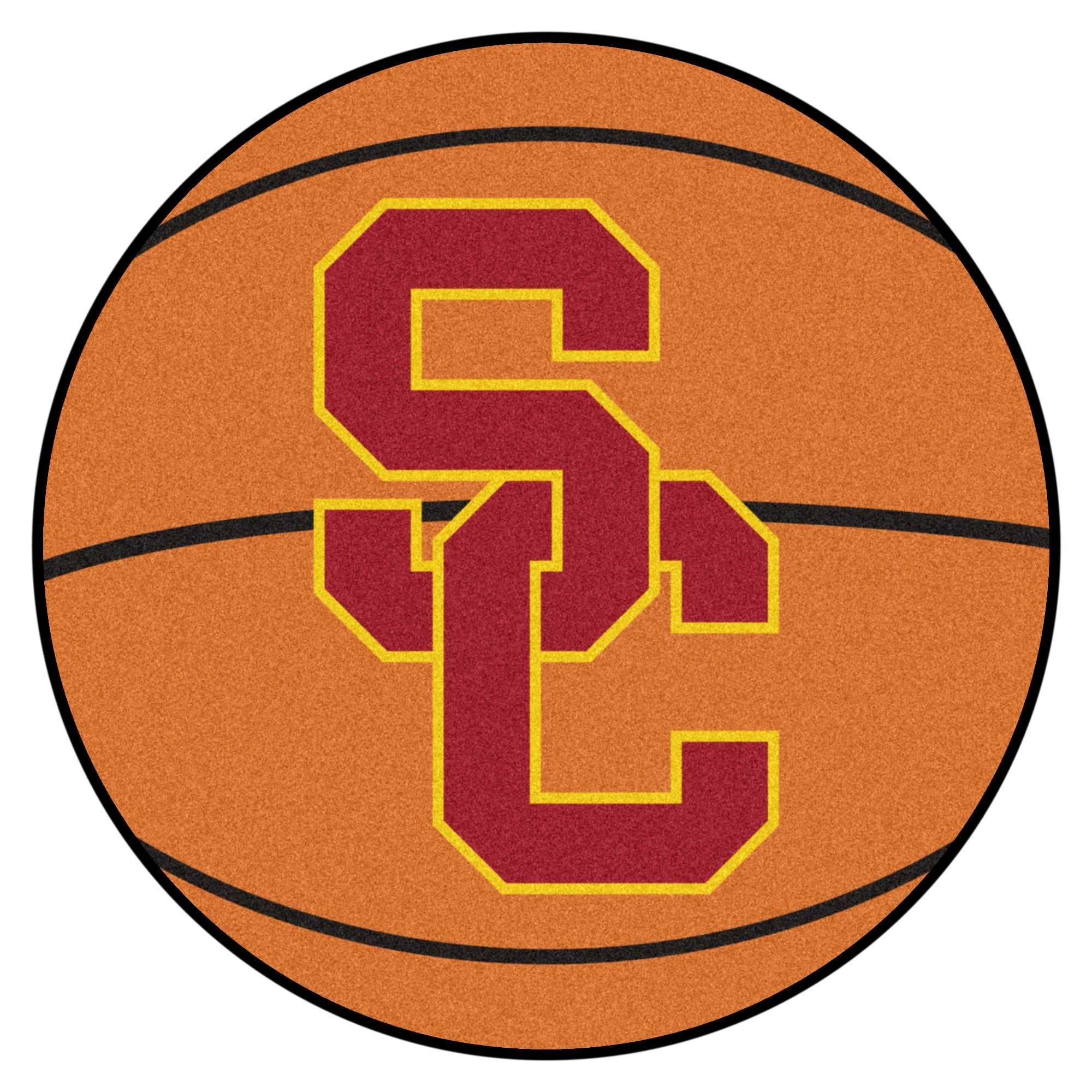 Fanmats USC Trojans Basketball-Shaped Mat