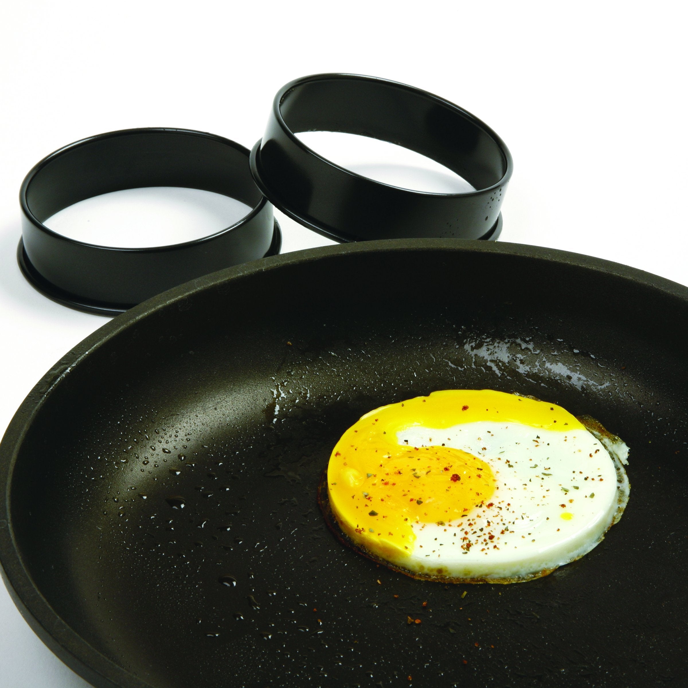 Norpro Set Of 2 Nonstick Egg Rings 1 X 3  Inches (Pack Of 3)
