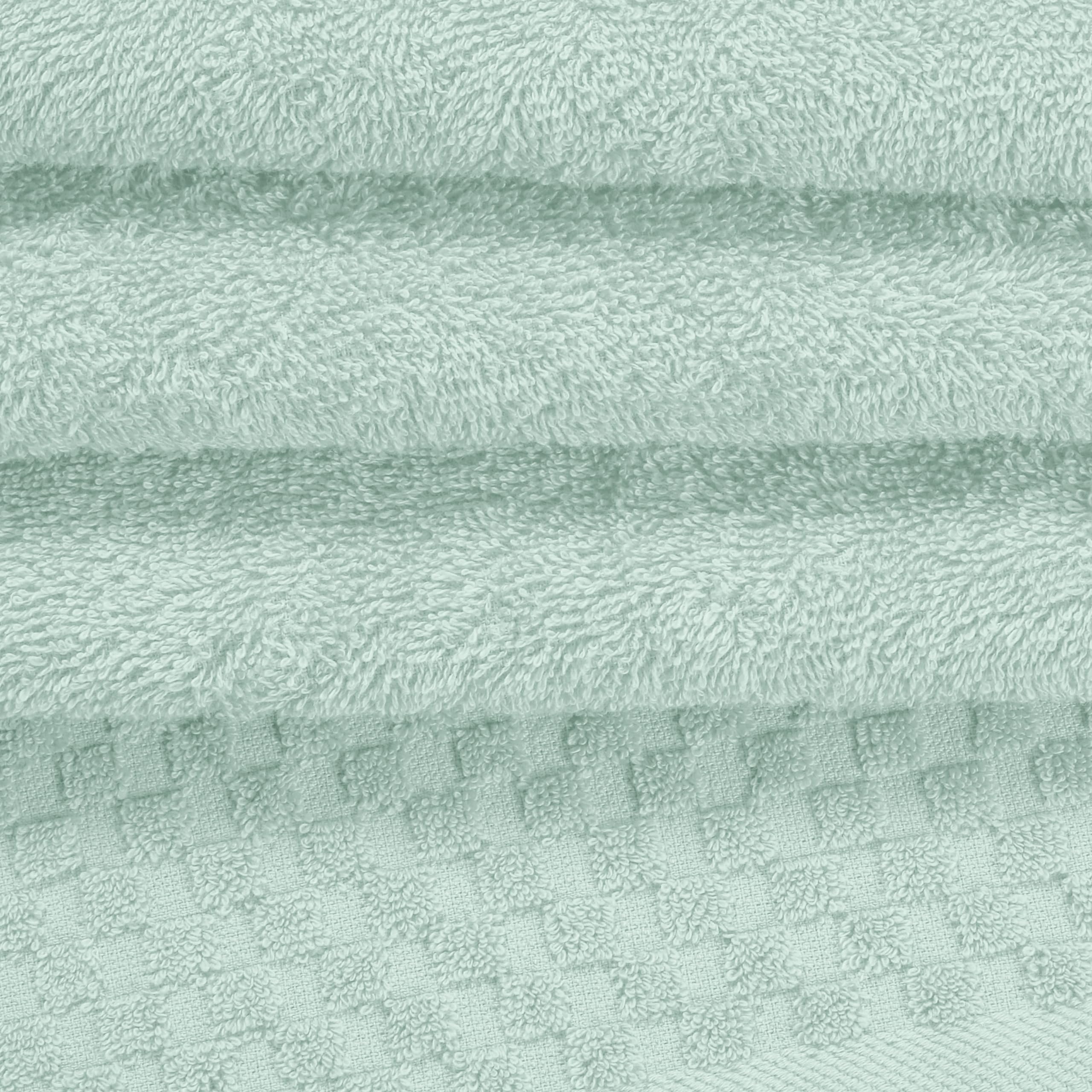 Myown Premium Cotton 6 Pack Towel Set For Bathroom, Contains 2 Bath Towels 28X55 Inch, 2 Hand Towels 16X24 Inch & 2 Wash Coths 1