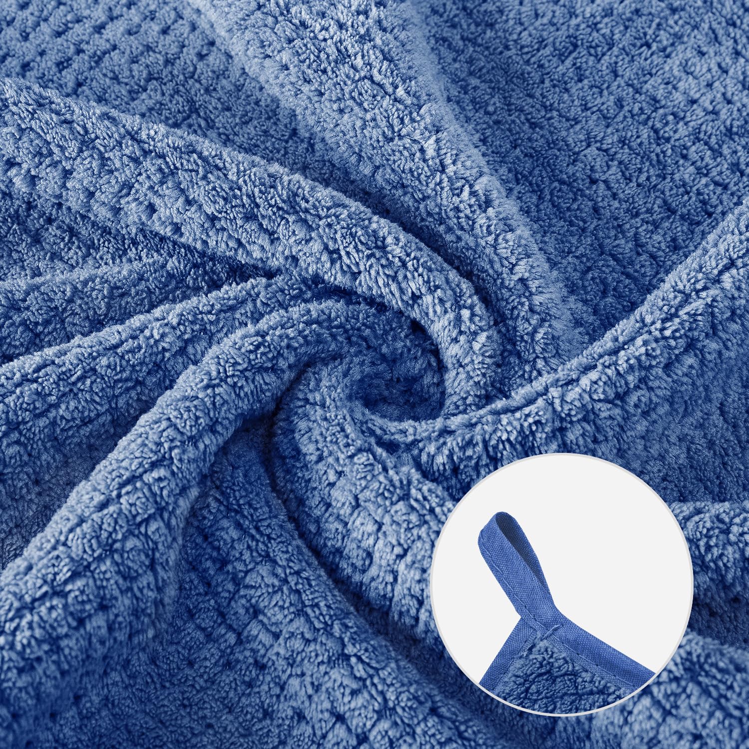 MaopaoBeauty 2 Pack Microfiber Hair Towel Wrap for Women Super Absorbent Quick Dry Hair Turban for Drying Curly, Long Thick Hair