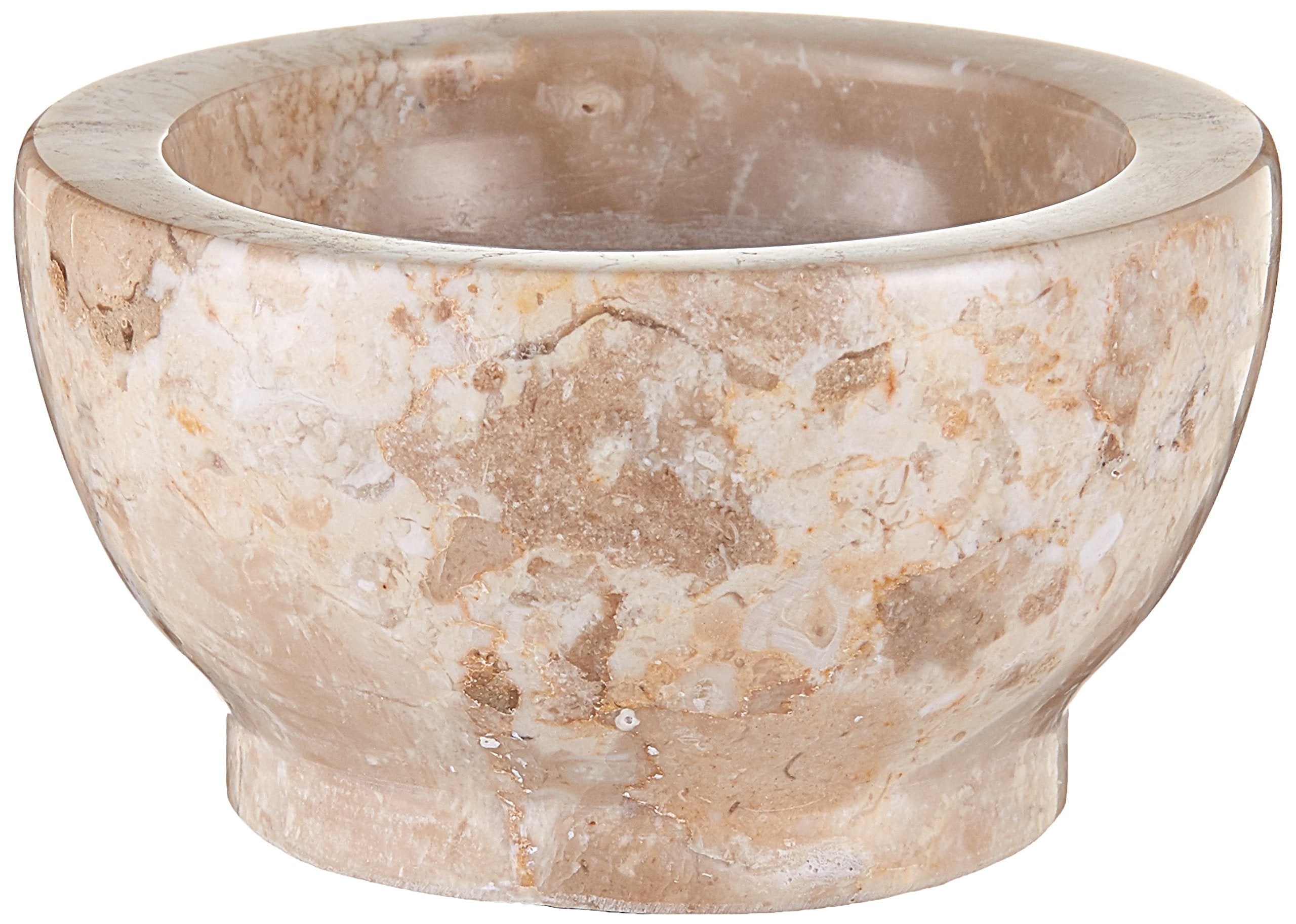 Cilio Prosecco Marble Mortar And Pestle, 2-Inch, Cream