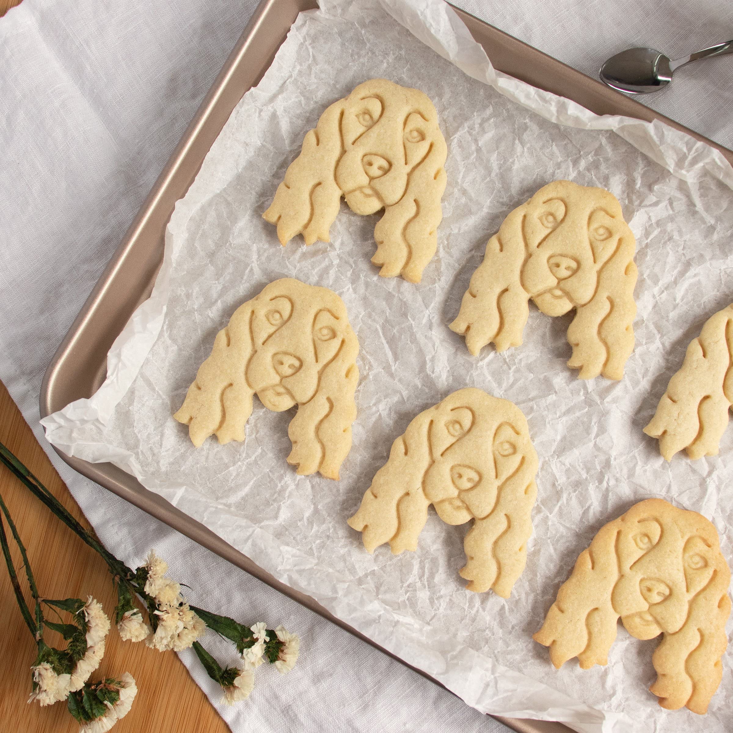 Show Cocker Spaniel Face Cookie Cutter, 1 Piece - Bakerlogy