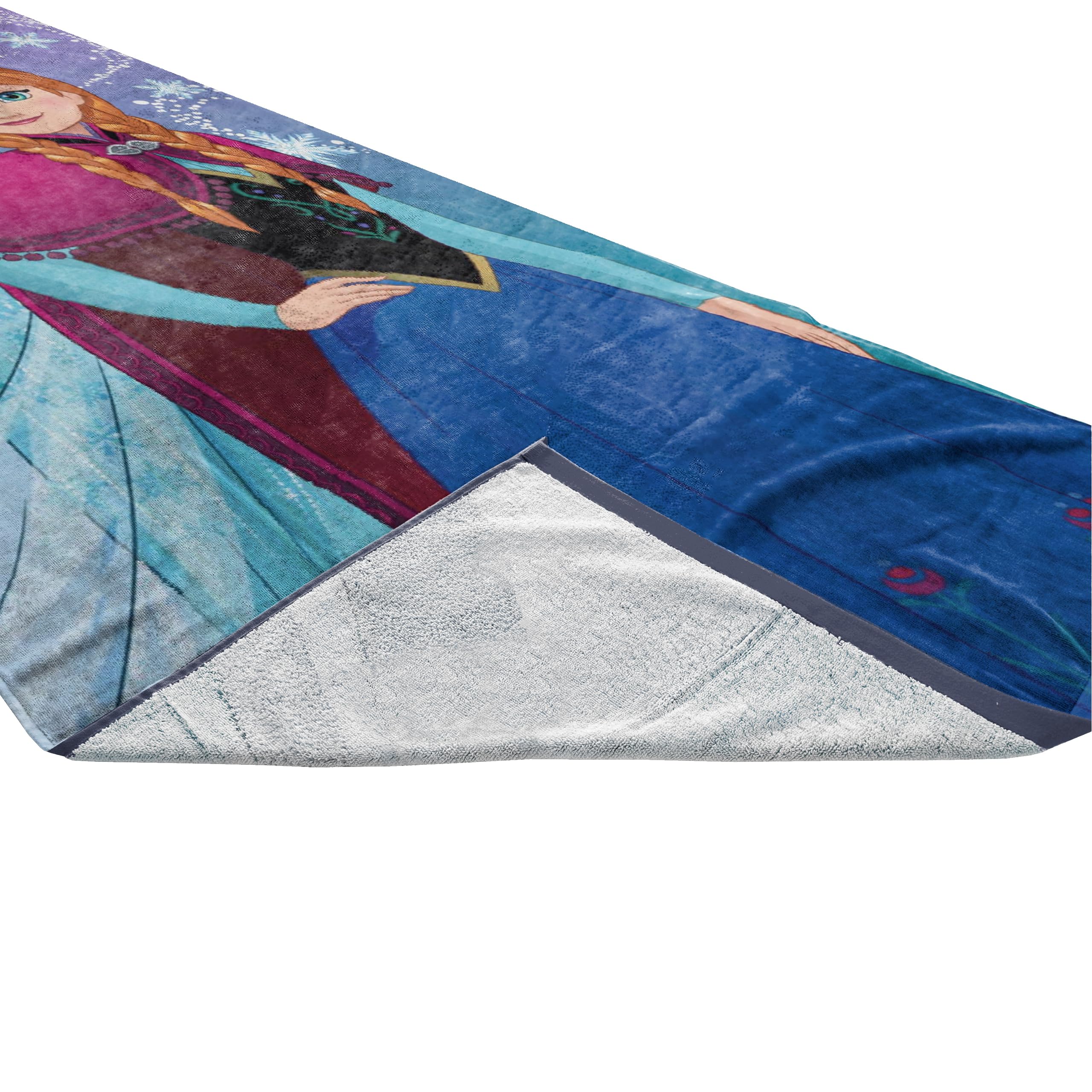 Jay Franco Frozen 2 Snowflake Sister Bath/Pool/Beach Towel, Multi 28    X 58