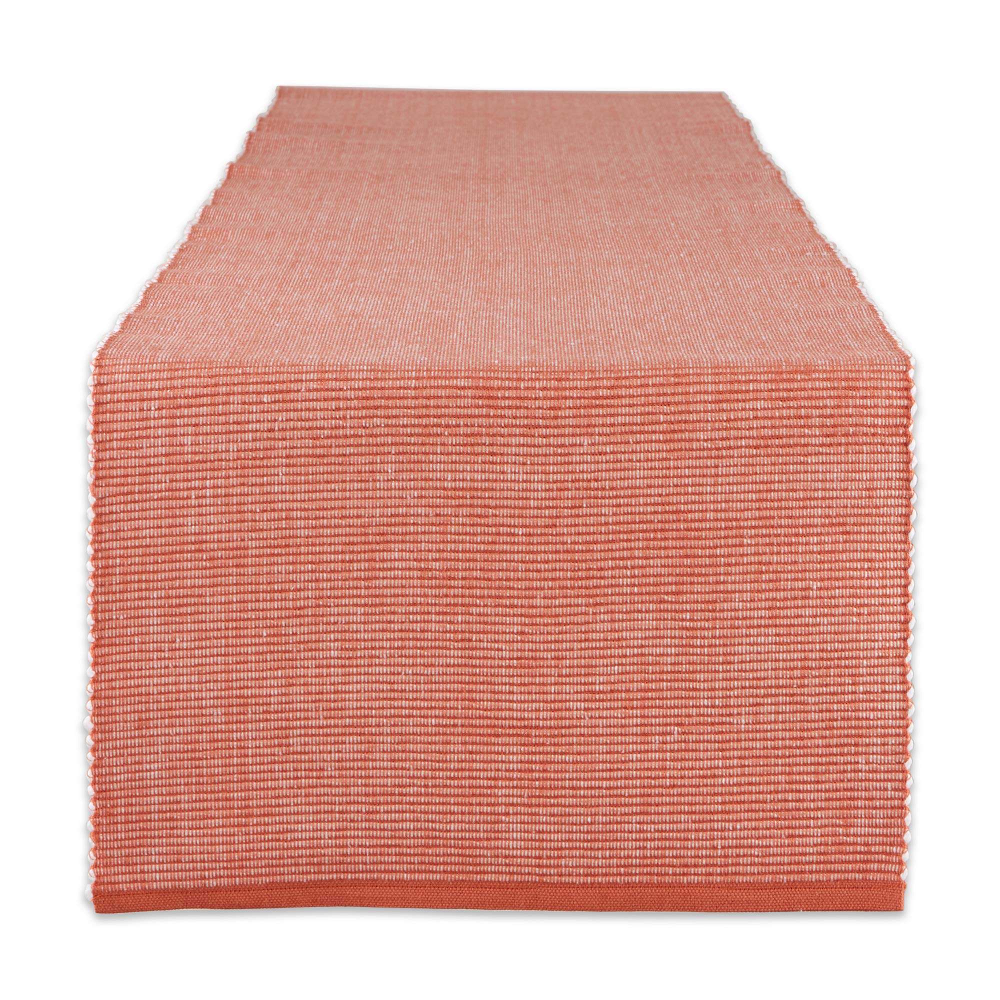 DII Two-Toned Collection Tabletop, Tablerunner, 13x72, Vintage Red