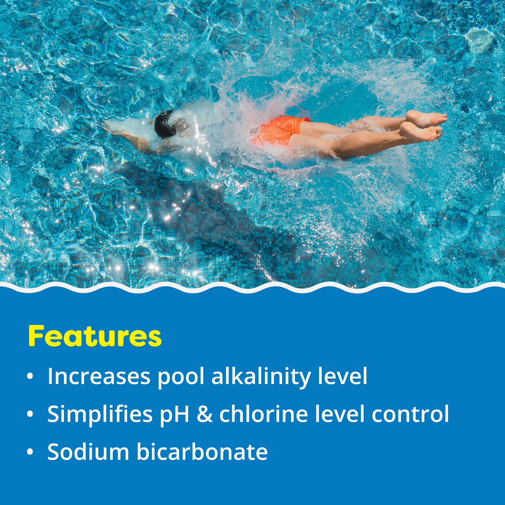 In The Swim 5 Pound Alkalinity Increaser For Swimming Pools - Sodium Bicarbonate