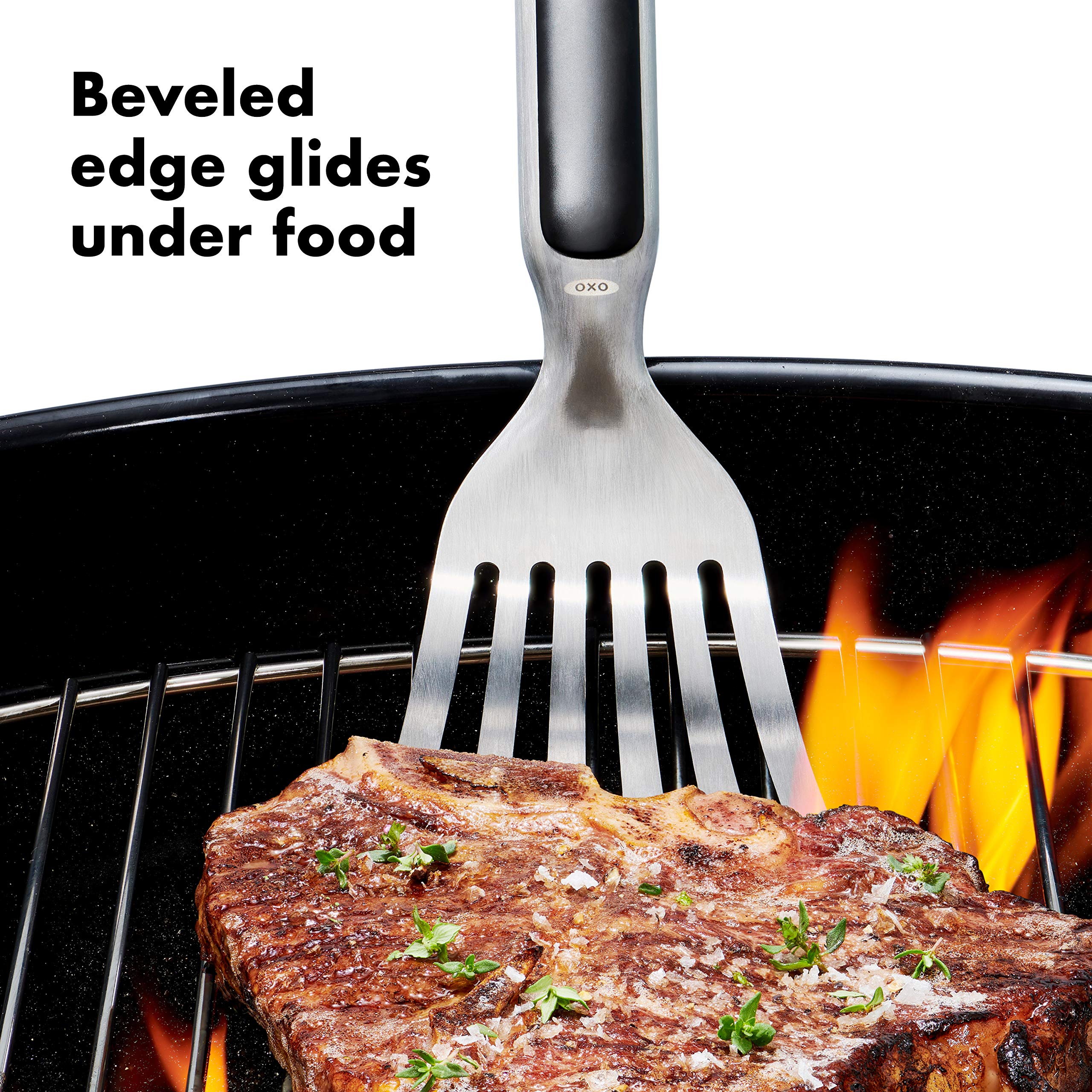 Oxo Good Grips Grilling Tools, Precision Turner, Black