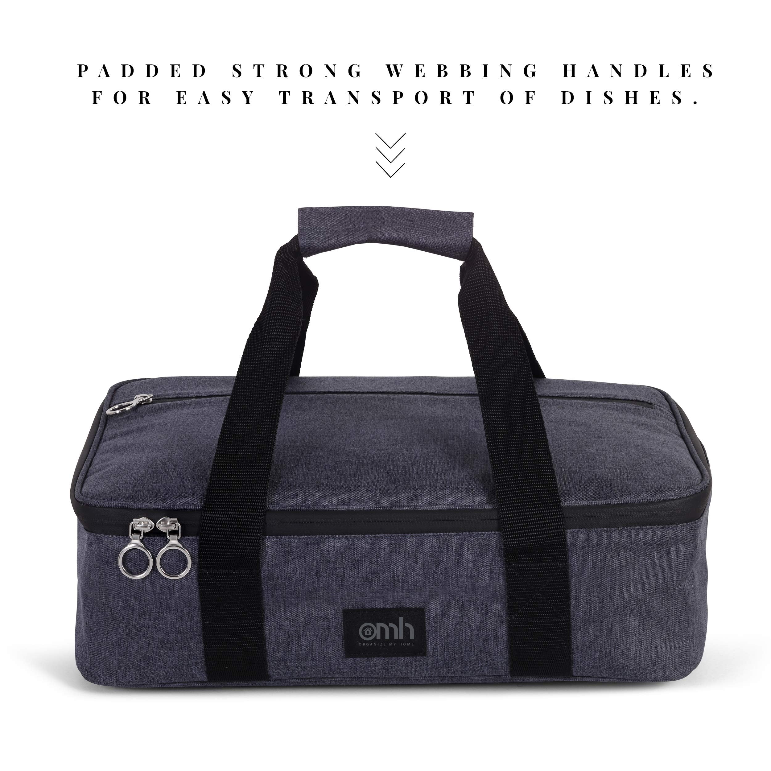 Insulated Casserole Carrying Case For Hot Or Cold Food Storage, Perfect For Potlucks, Parties, Picnics, And Cookouts; Fits 9