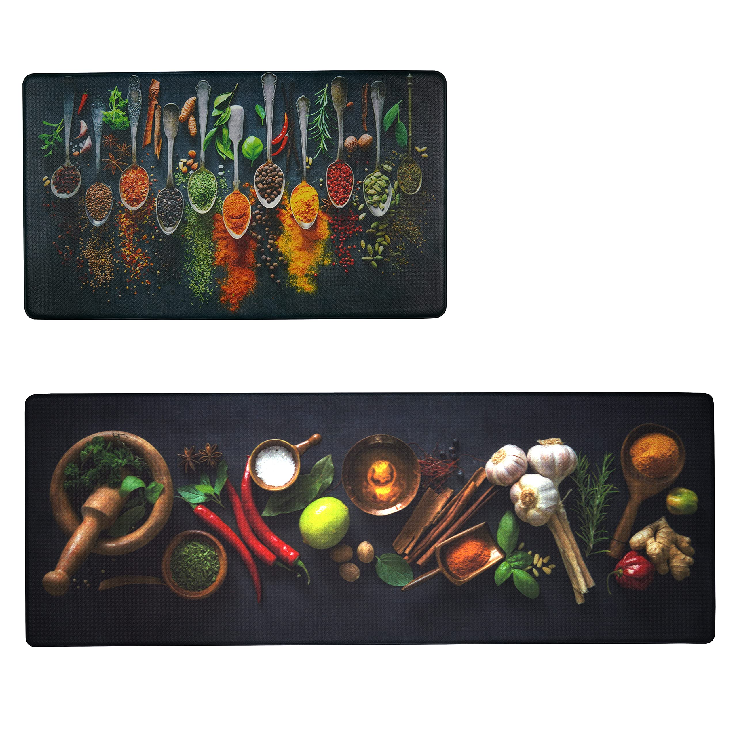 Upnupco Artistic Beautiful Anti Fatigue Kitchen Floor Mat - Unique Floor Mats - Pain Relief Padded Kitchen Mats - Floor Mats For