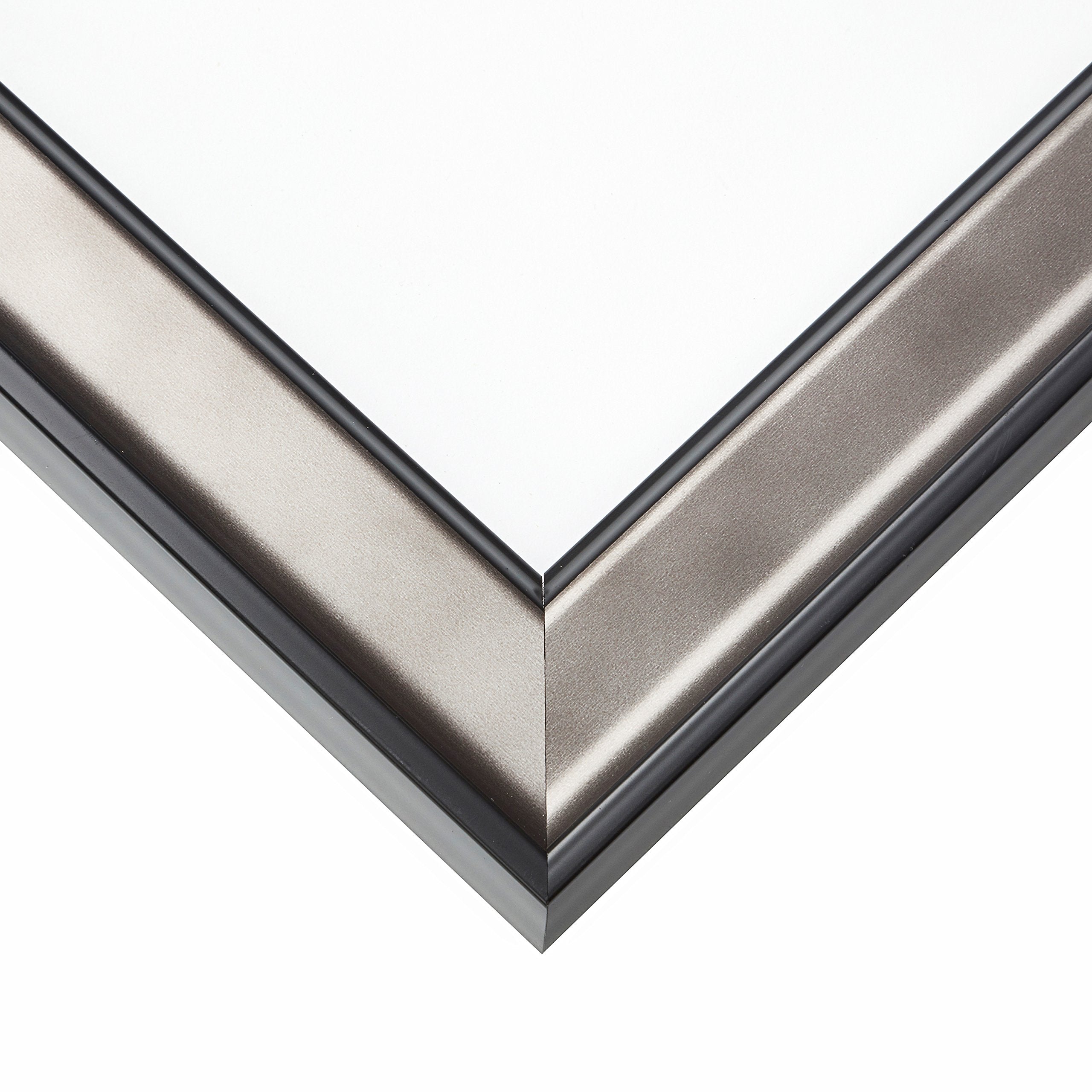 Craig Frames Allure Picture Frame  8.5 x 11 Inch  French Silver