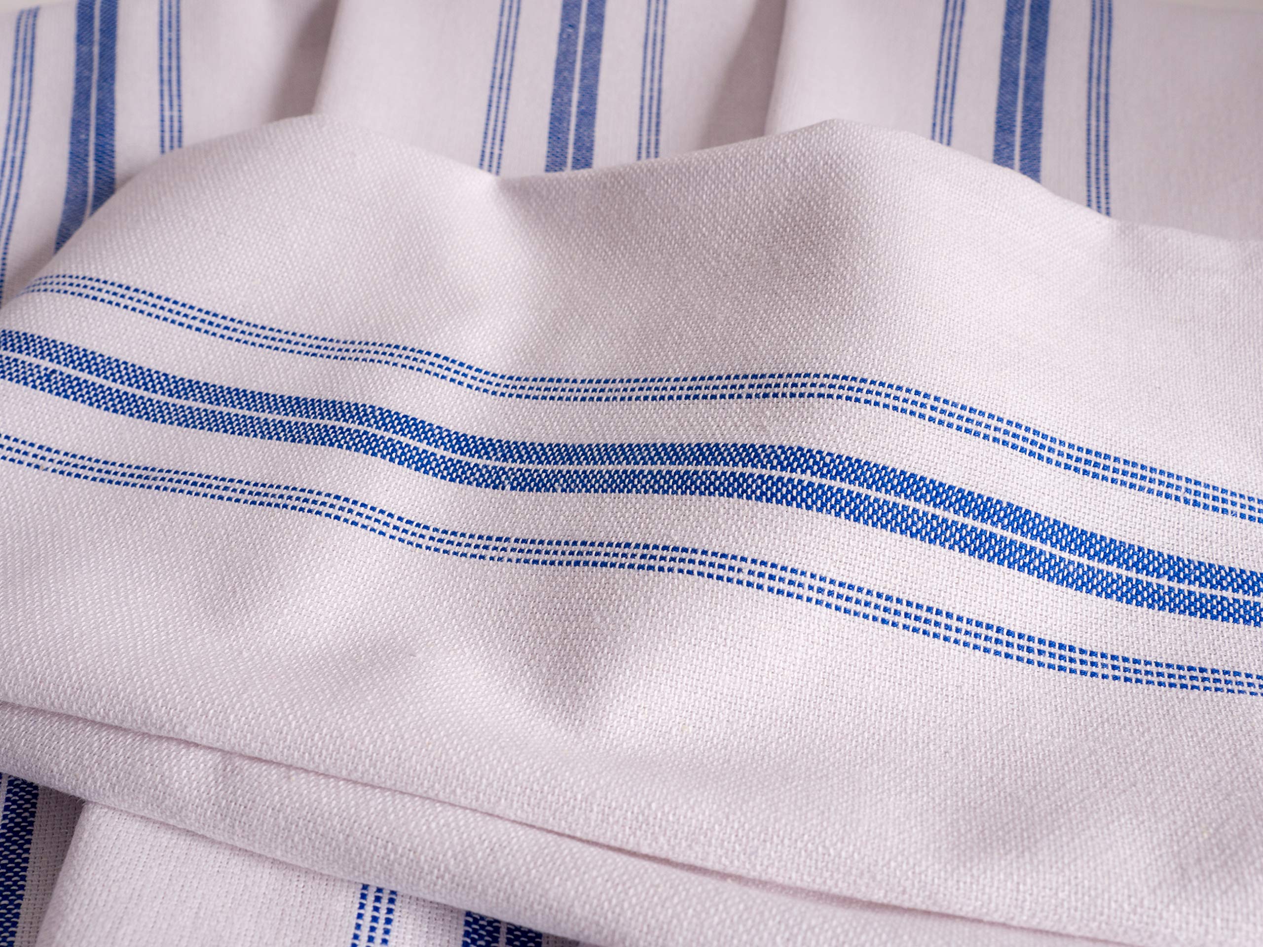 Kaf Home Classic Farmhouse Stripe Kitchen Towels, Pure Cotton Dish Towels, Towel Dish Cloths For Cooking, Cleaning, And Dining,