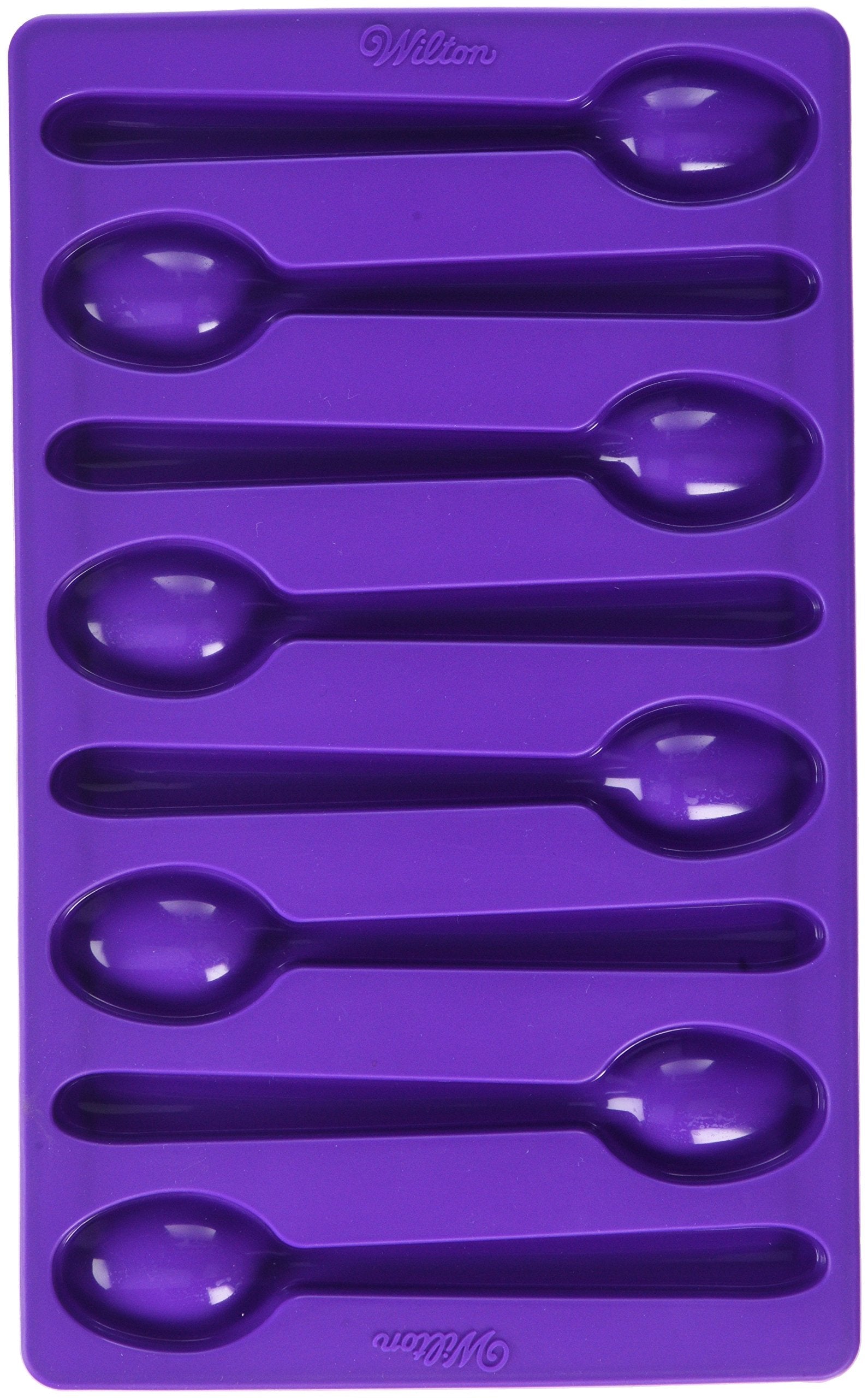 Wilton Spoon-Shaped Silicone Candy Mold, Purple