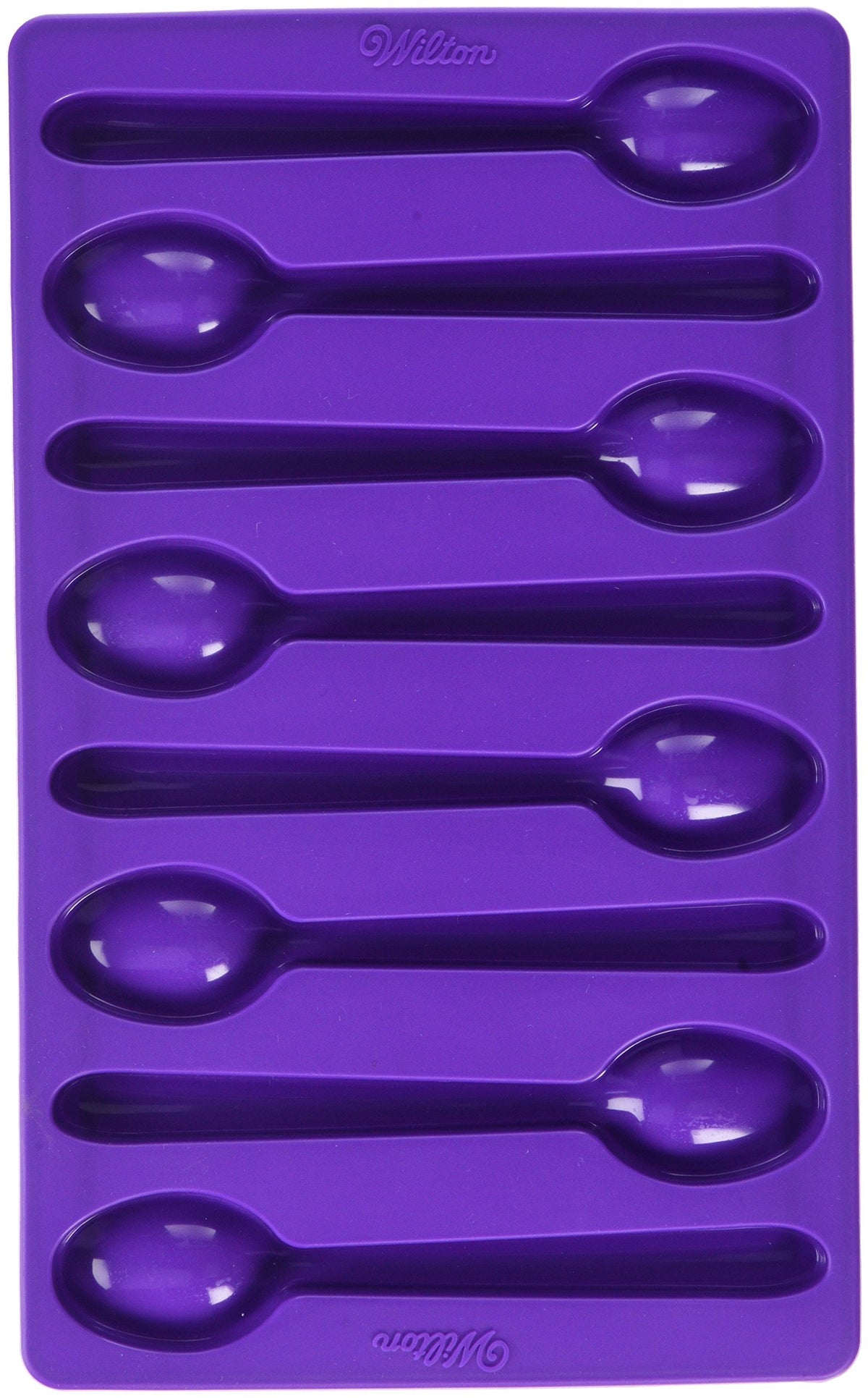 Wilton Spoon-Shaped Silicone Candy Mold, Purple