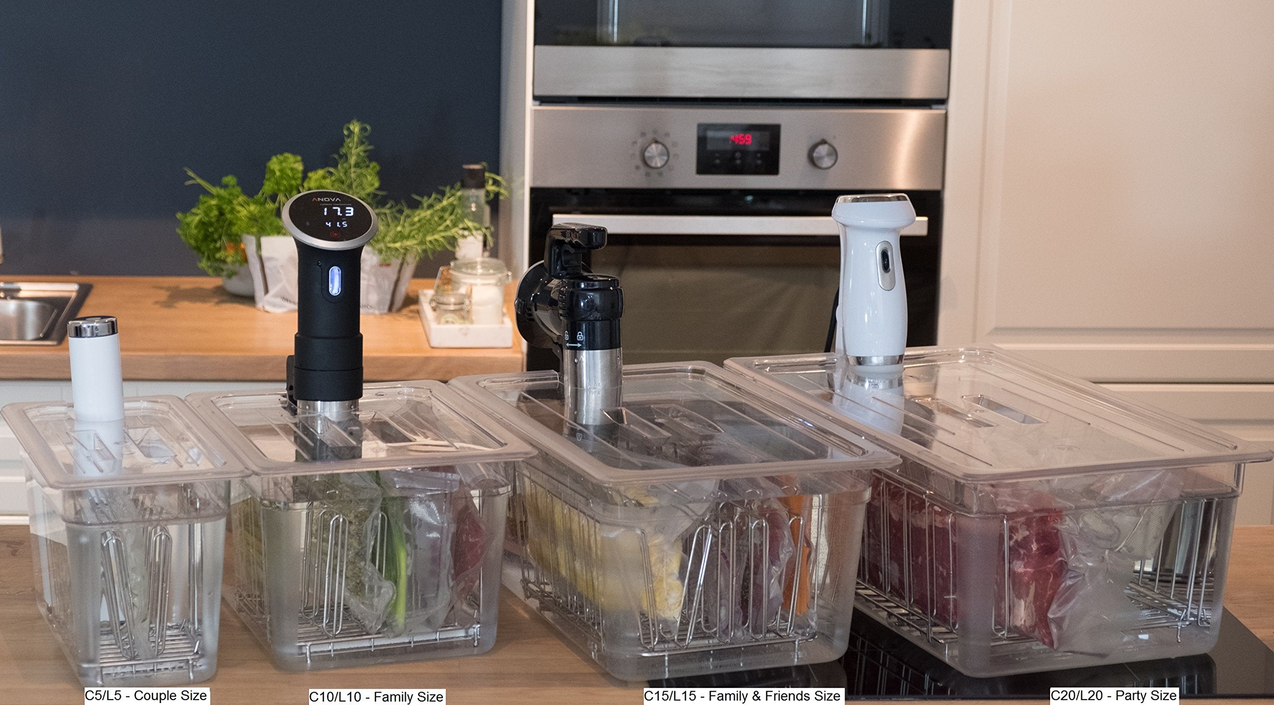 Lipavi C10L-Jol Lid For Lipavi C10 Sous Vide Container, With Precision Cut-Out For The Chefsteps Joule Immersion Circulator