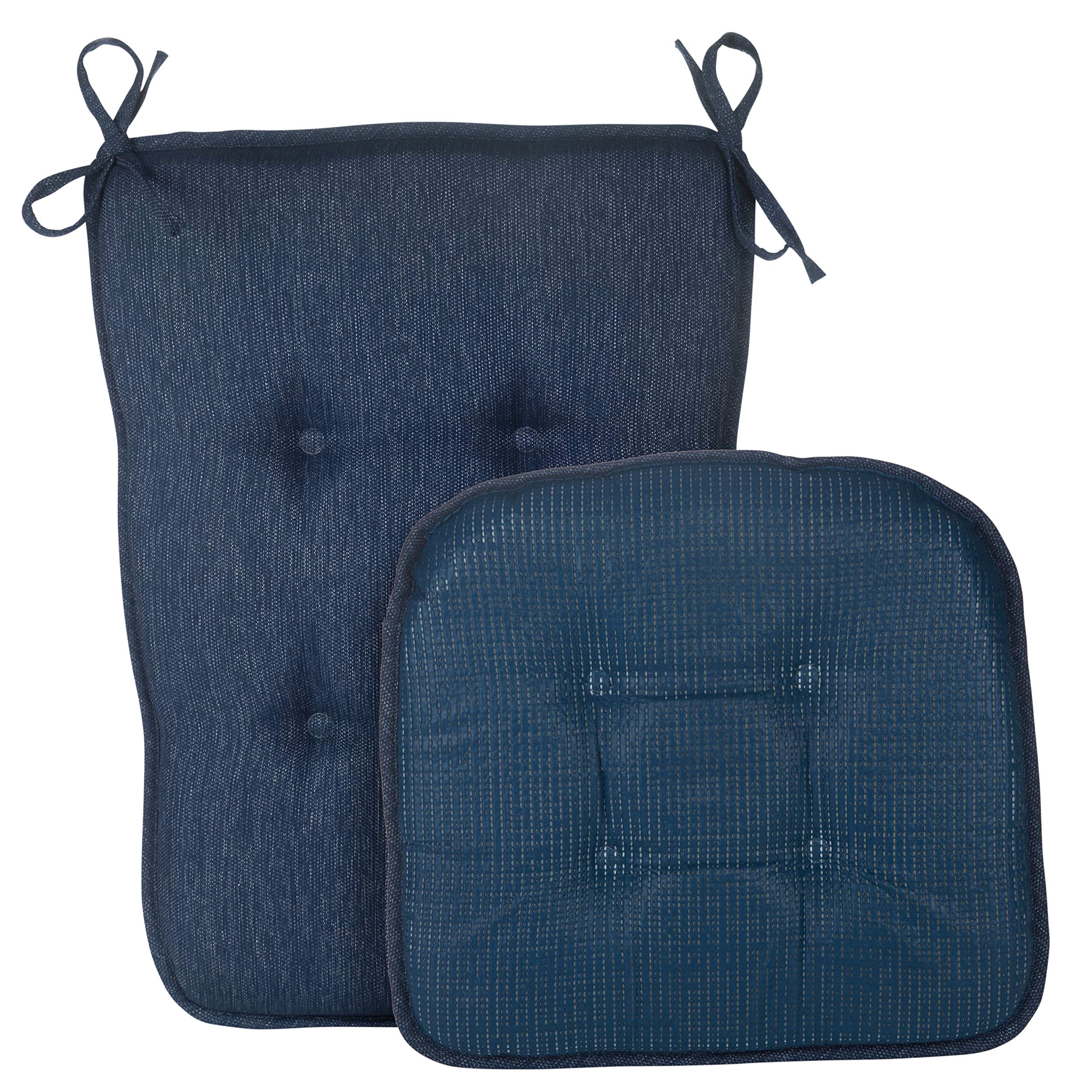Klear Vu Embrace Rocking Chair Cushion, Assembled In The Usa, Tufted Back Pads For Living Room, Nursery, Or Home Office, 16''X15