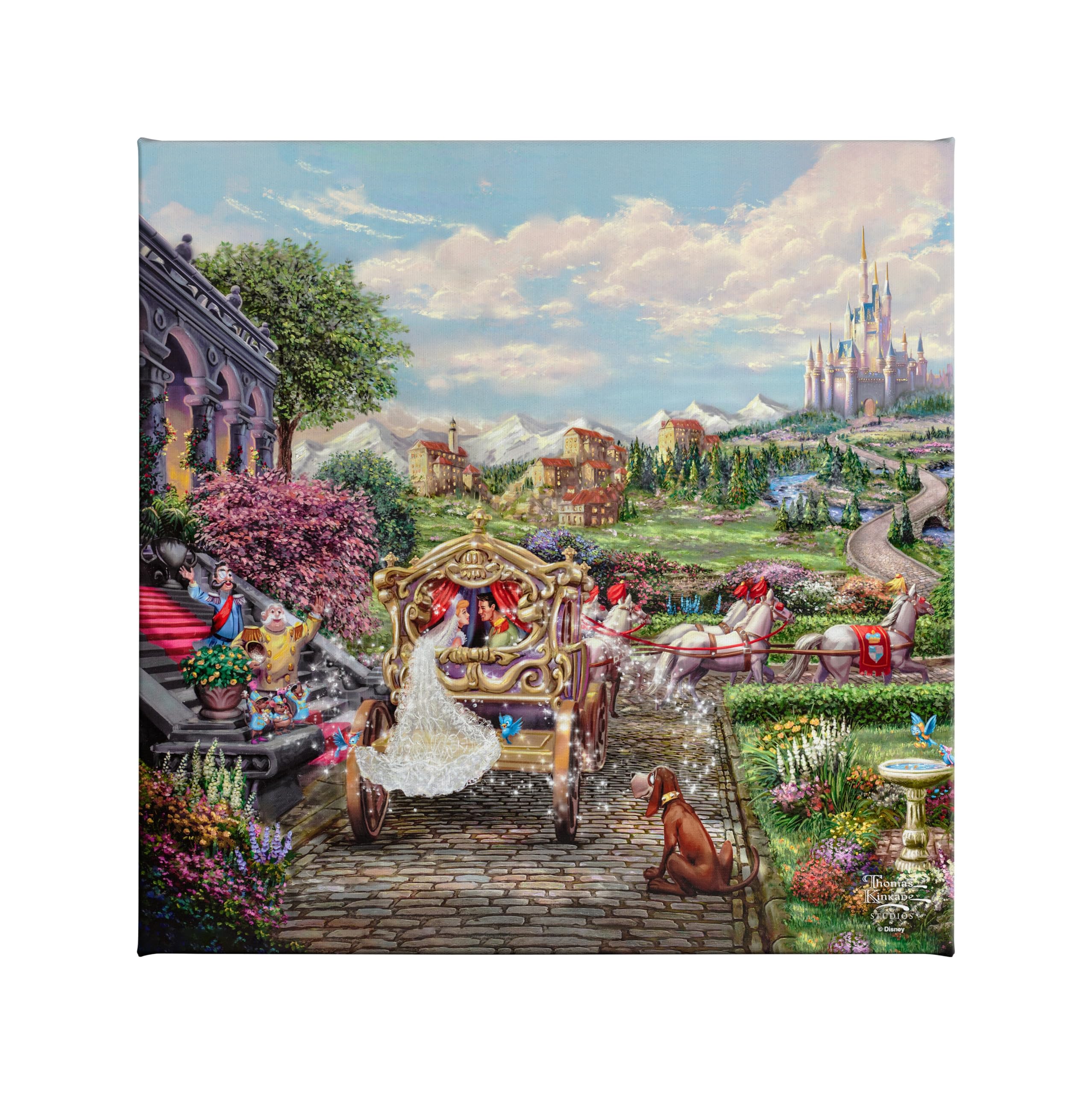 Thomas Kinkade Cinderella (Cinderella Happily Ever After, 14'' X 14'')