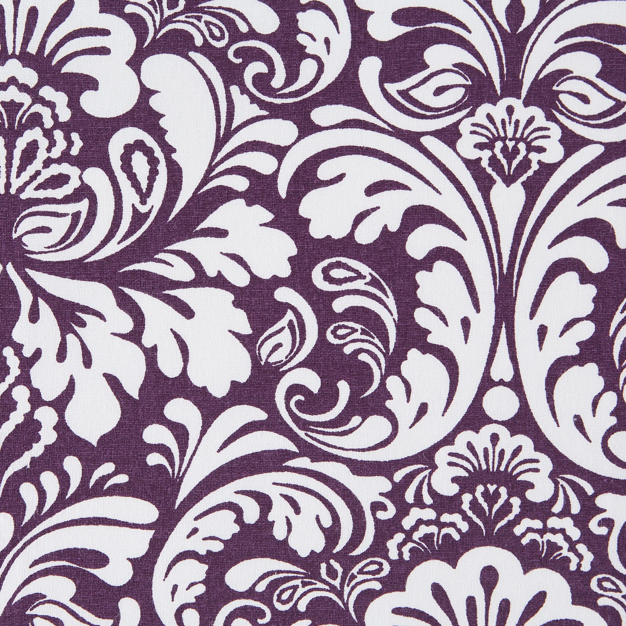 DAMASK DISHTOWEL Set of 2 EGGPLANT