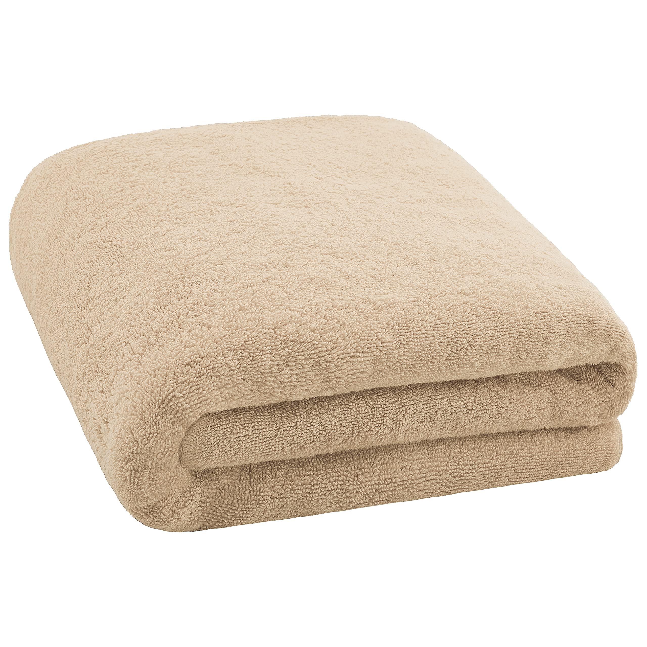 Cotton Paradise Oversized Bath Sheet  100% Cotton 40x80 Clearance Bath Towel Sheet  Jumbo Large Bath Towel for Bathroom  Sand Taupe Bath Sheet