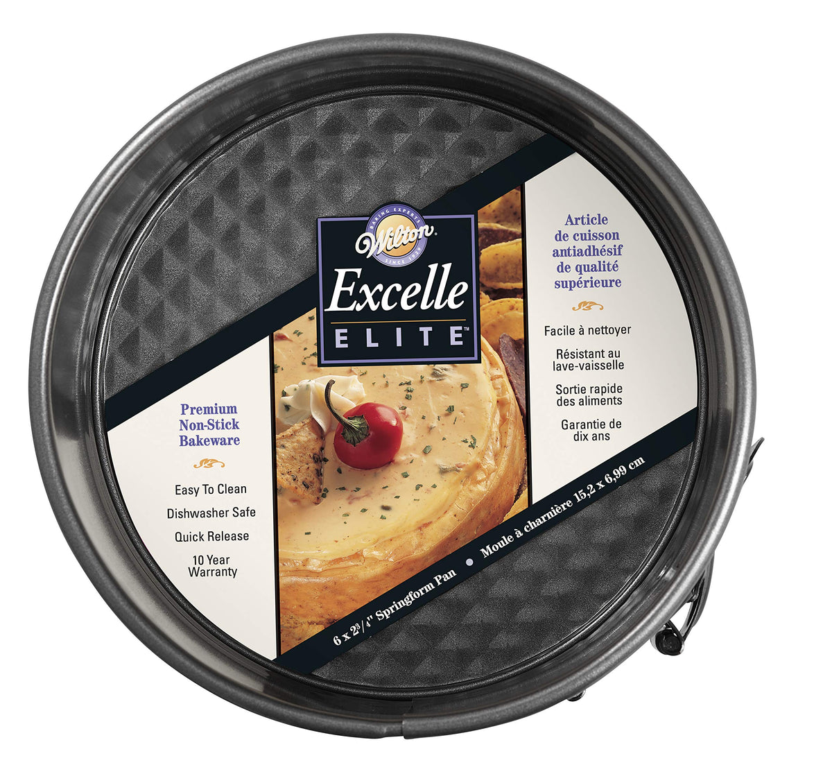 Wilton Excelle Elite Springform Pan, Sturdy Non-Stick And Scratch-Resistant Springform Pan, 6-Inch