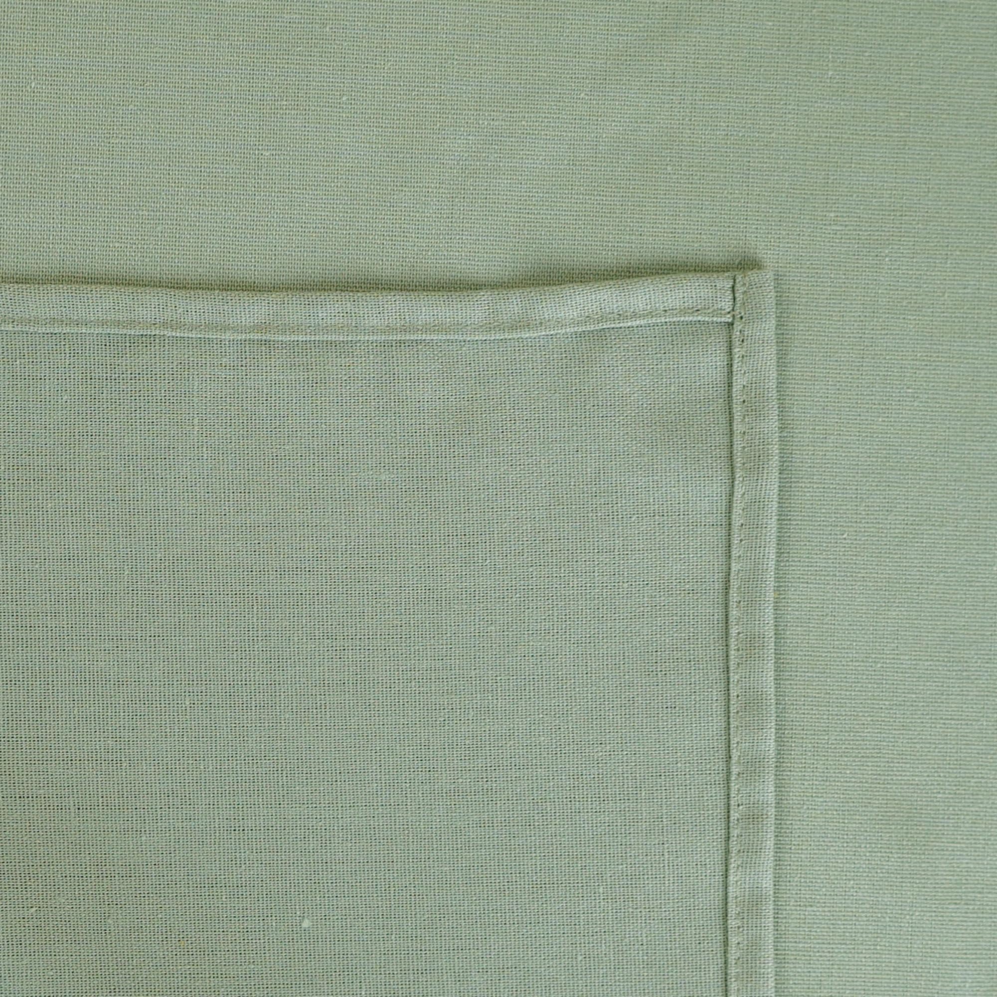 Infei Solid Color Linen Blended Thin Dinner Cloth Napkins - Set Of 12 (40 X 40 Cm) - For Easter Parties Events & Home Use (Lime