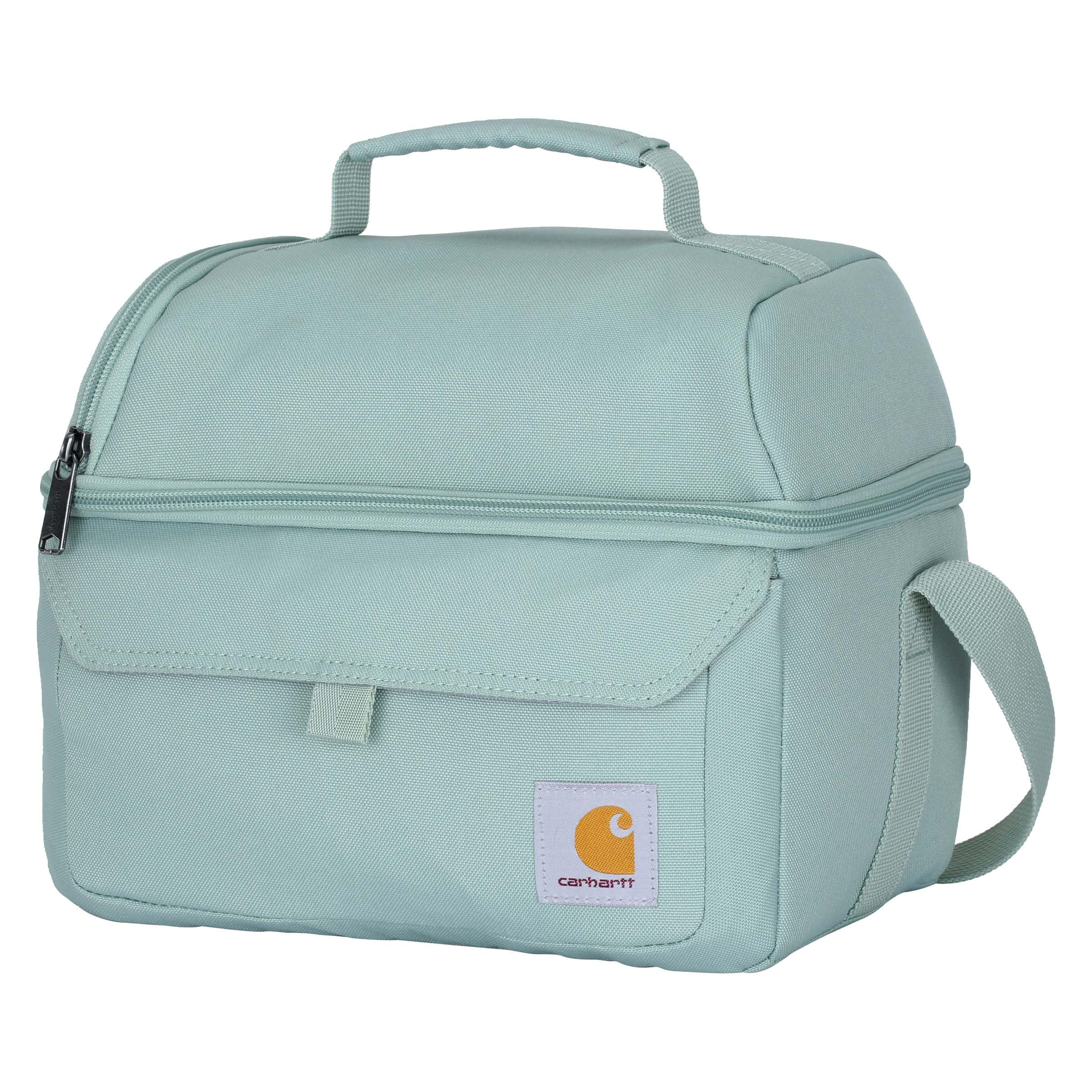 Carhartt 12 Can Two Compartment Lunch Box | Durable, Fully-Insulated Lunch Bag for Women & Men, Duck Blind Case, Large Lunchbox 