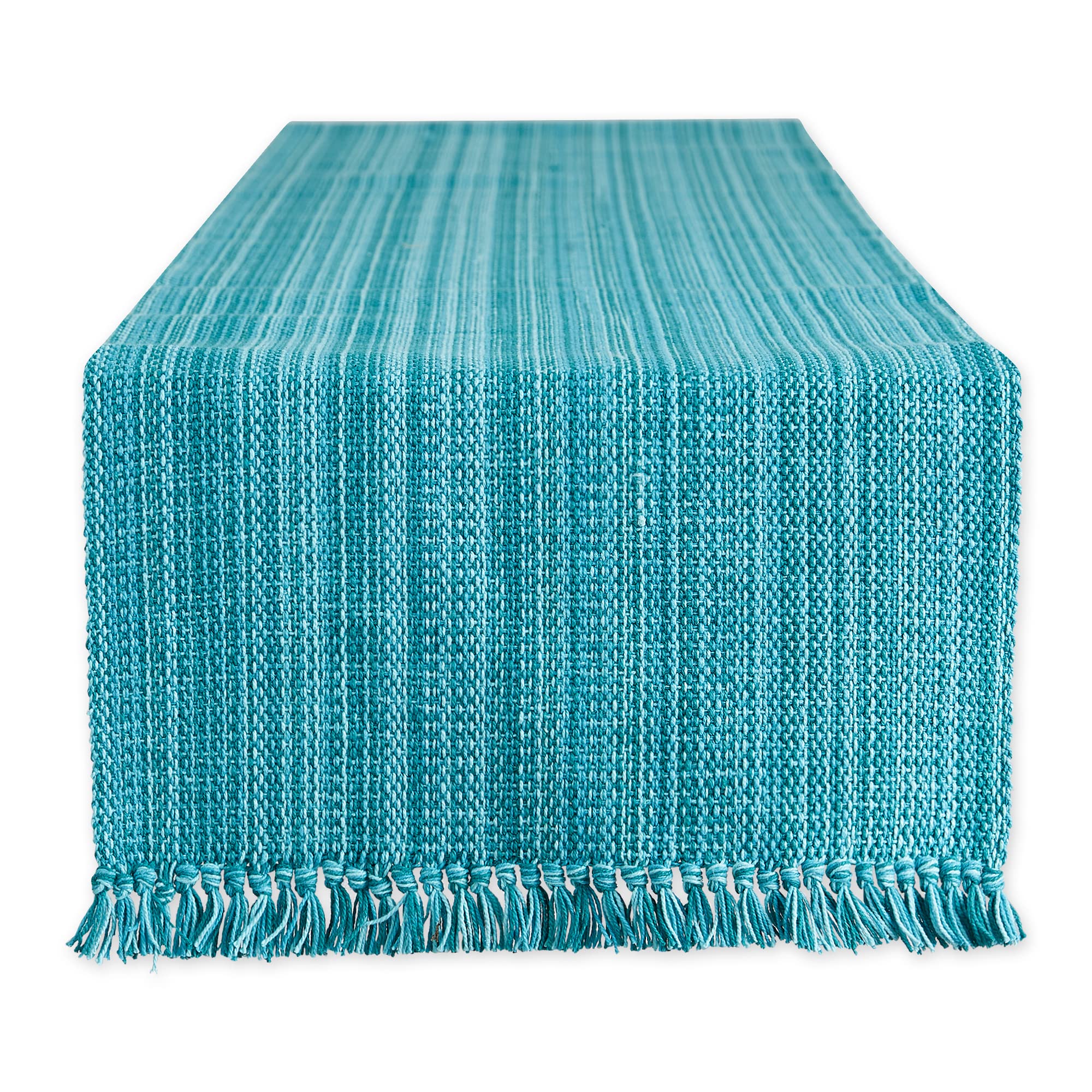 Dii Variegated Tabletop Collection, Table Runner, 13X72, Teal