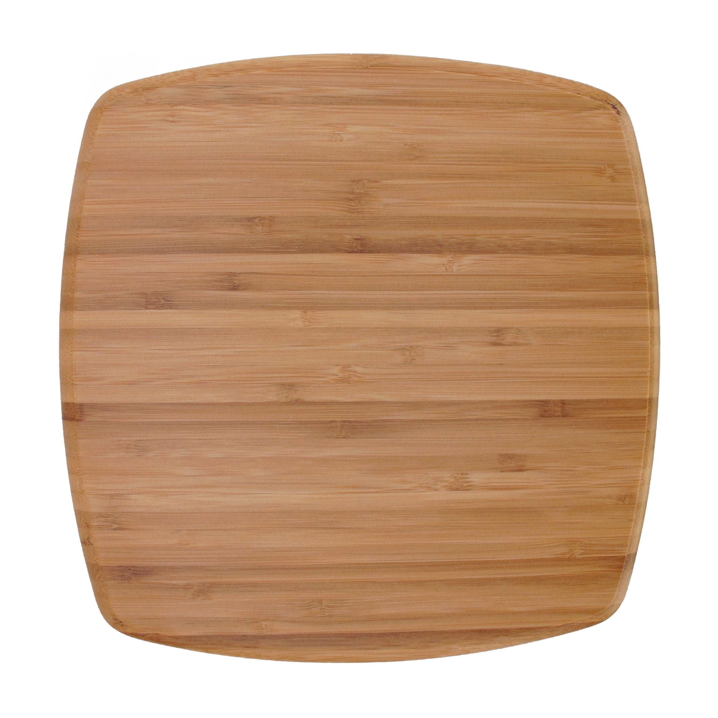Bamboomn 10'' X 10'' Natural Bamboo Decorative Display Table Top Tea Serving Tray Plate Holder For Coffee Dining Table, Countert