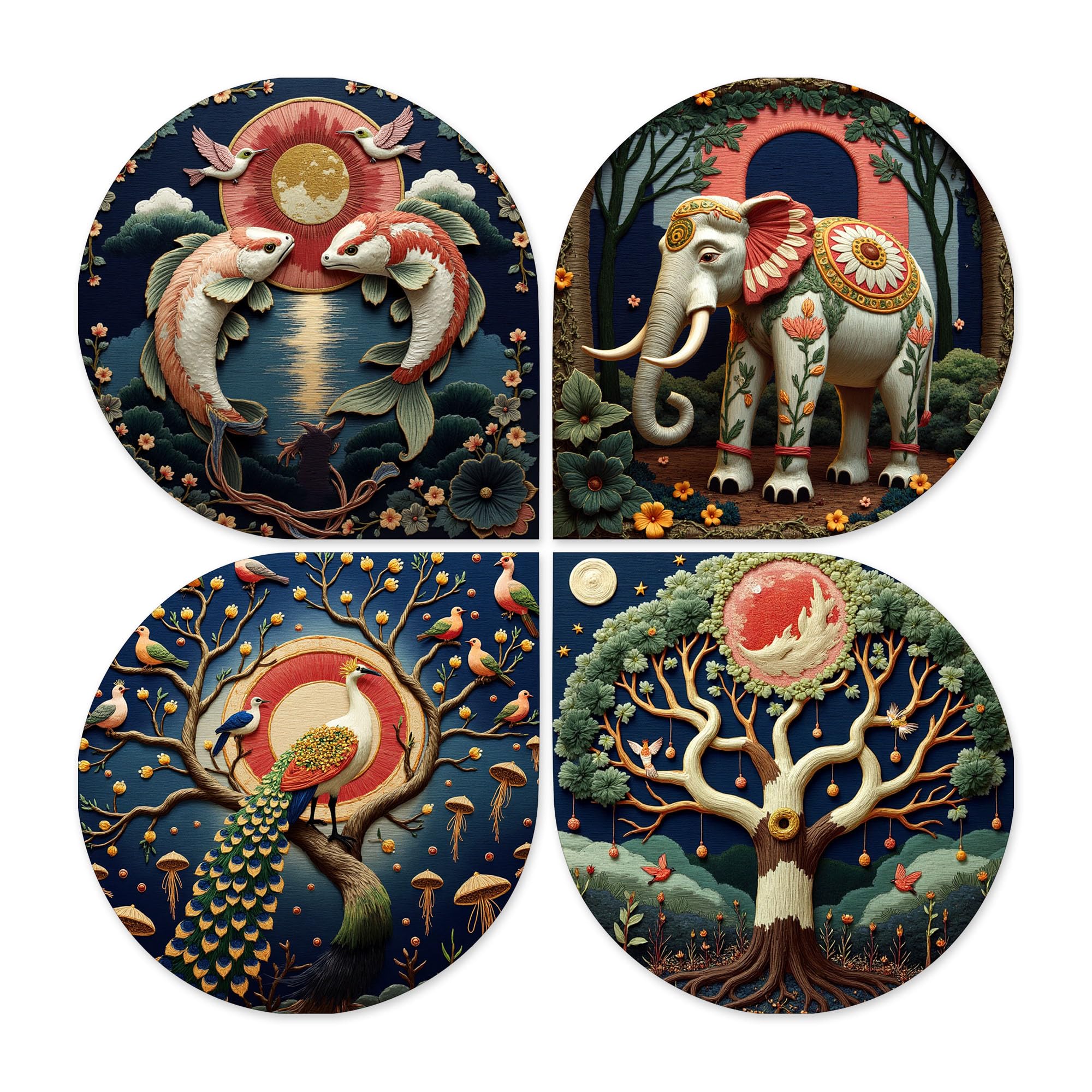 Artvibes Modern Art Wild Life Decorative Mdf Wooden Wall Art For Home | Room Decoration | Handcrafted Art | Wall Sculpture | Wal