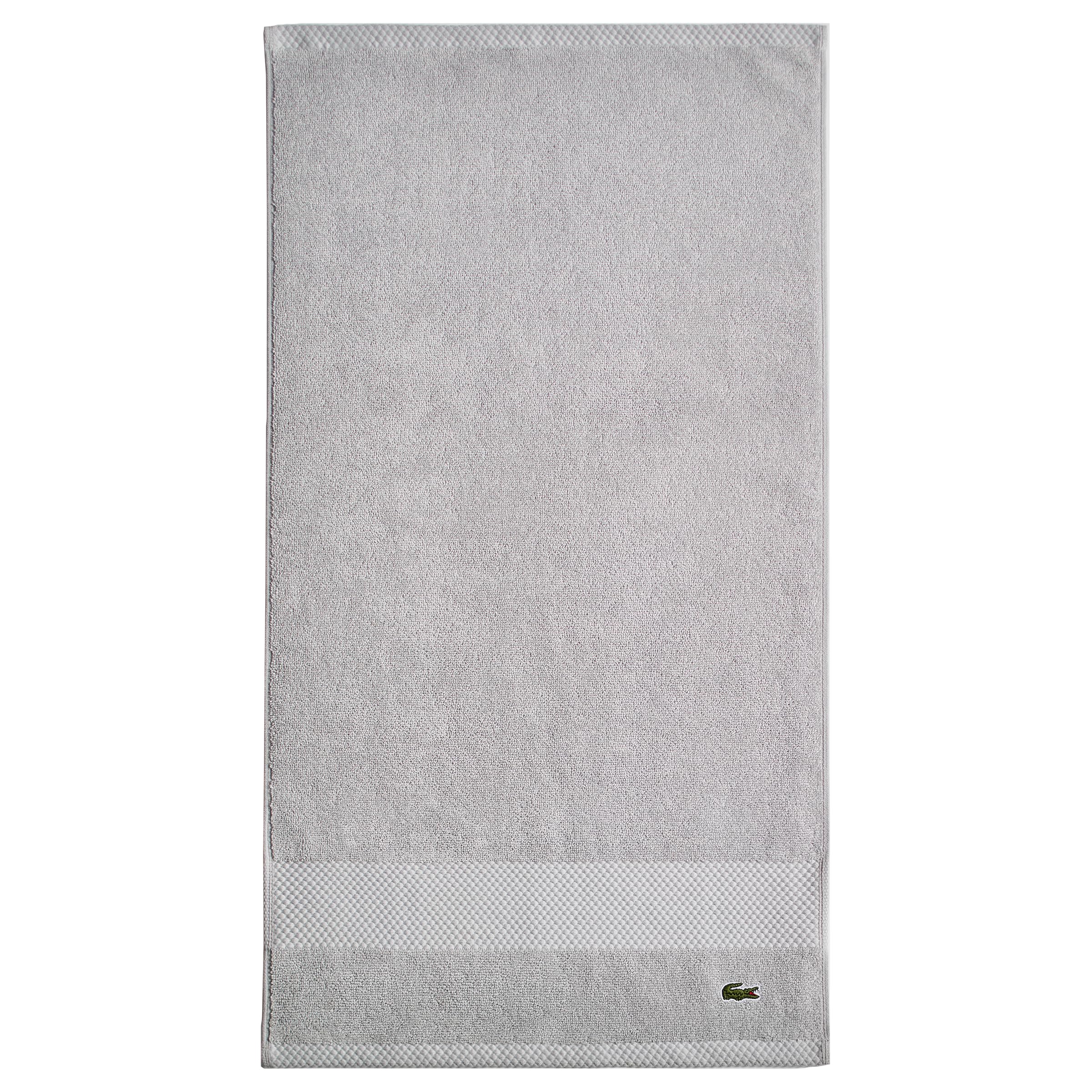 Lacoste Heritage Supima Cotton Hand Towel, Microchip, 16'' X 30''