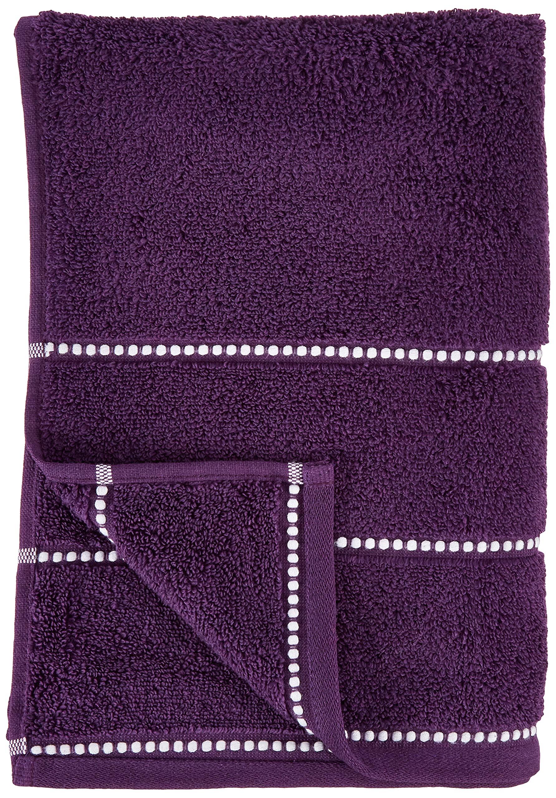 Lavish Home 6Pc Towel Set - Cotton Bathroom Accessories With 2 Bath Towels, 2 Hand Towels, And 2 Wash Cloths - Quick Dry Towels