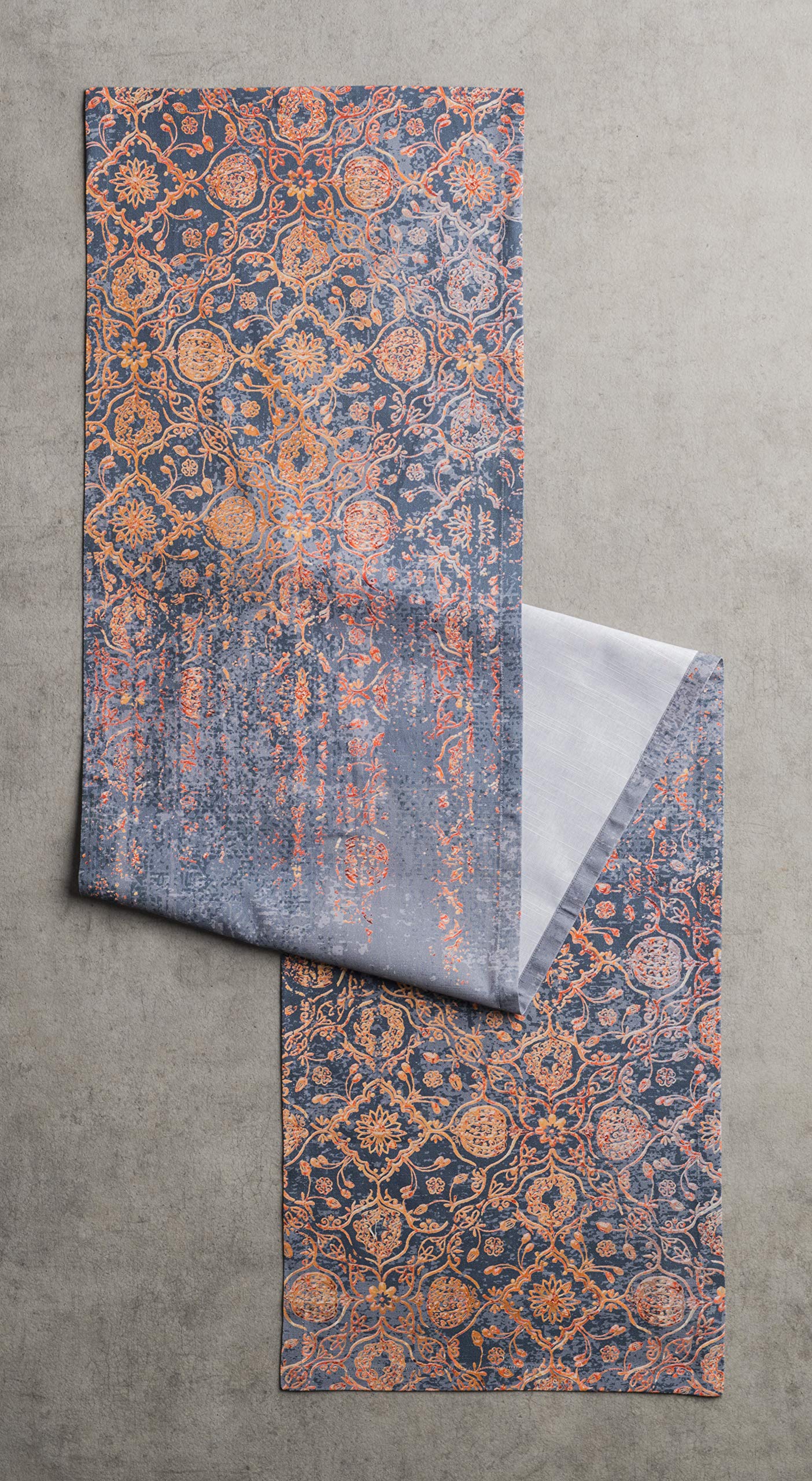 Maison D' Hermine Table Runner 100% Cotton 14.50Inch X 90Inch Decorative Table Runners, Dining, Kitchen, Parties & Camping, Impe