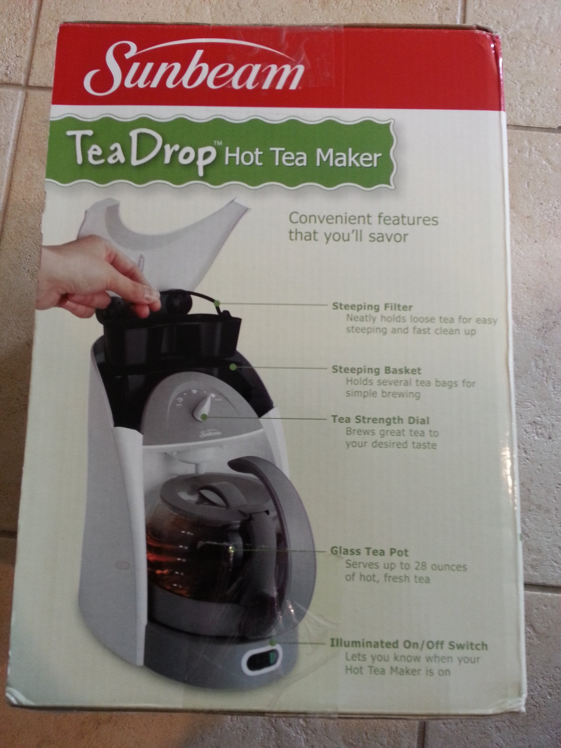 Sunbeam Htm3 Hot Tea Maker, White