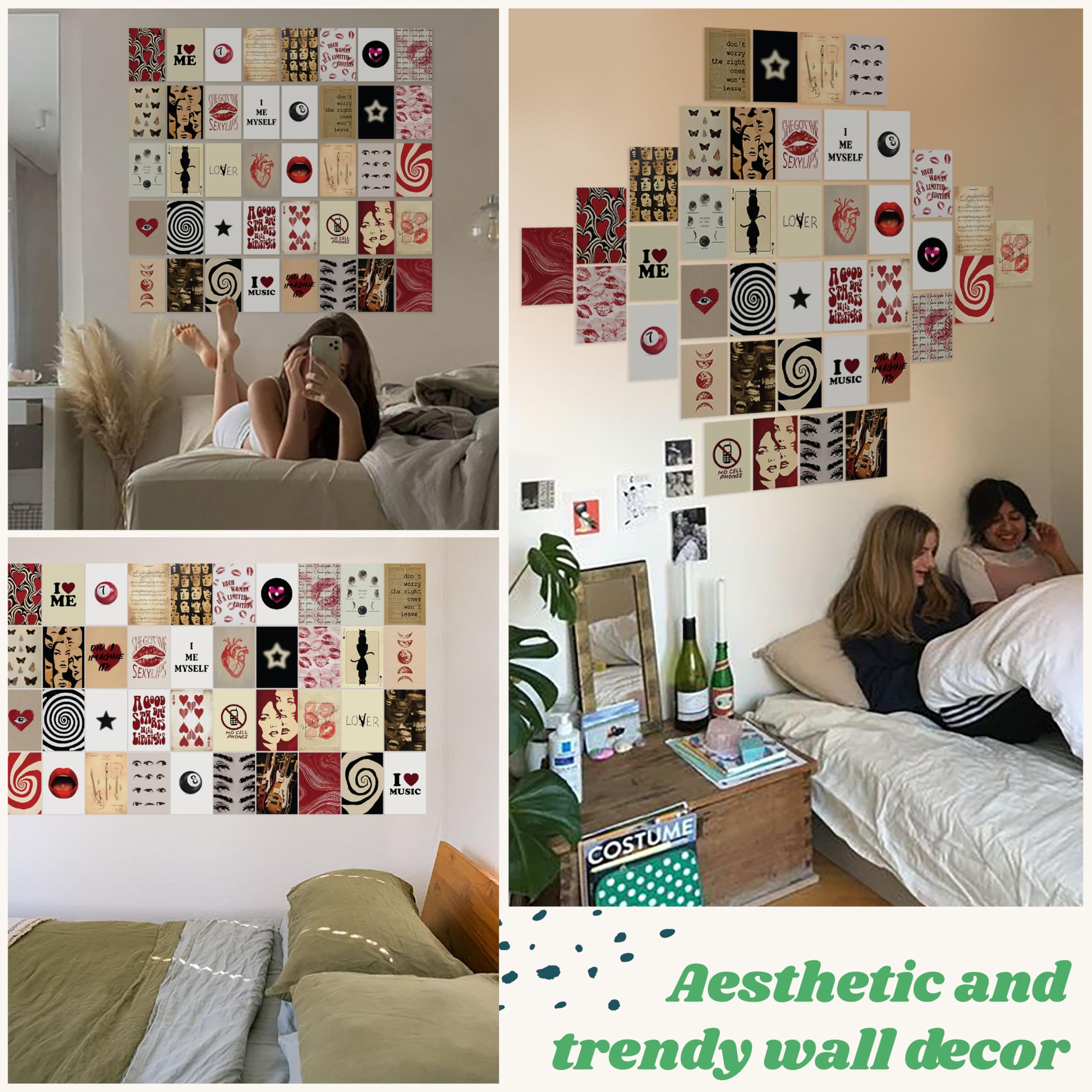 97 Decor Downtown Girl Room Decor - 40 Pcs Downtown Girl Posters Y2K Pictures, Coquette Room Decor Aesthetic, Retro Y2K Collage