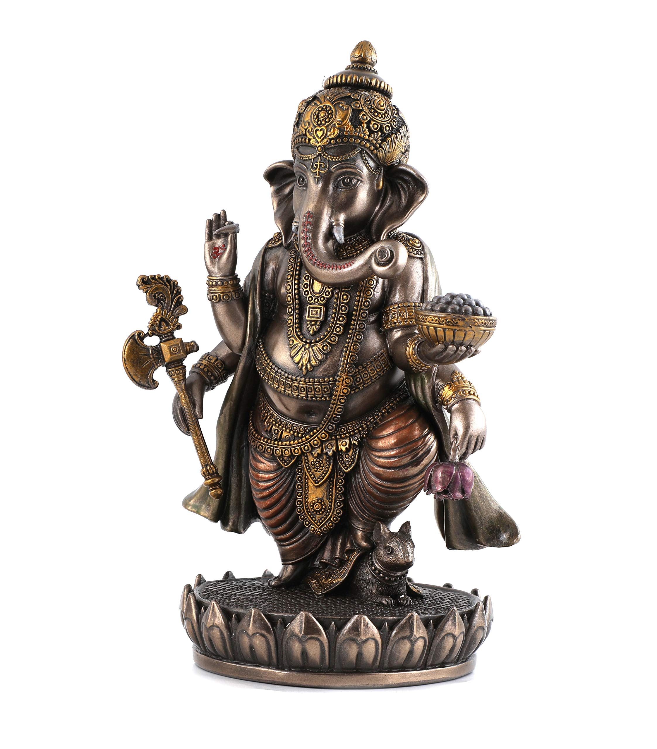 Lord Ganesh Statue For Ganesh Murti Home Decor Ganesha Idol For Gift Pooja Standing God Big Murti Sculpture 8 Inch