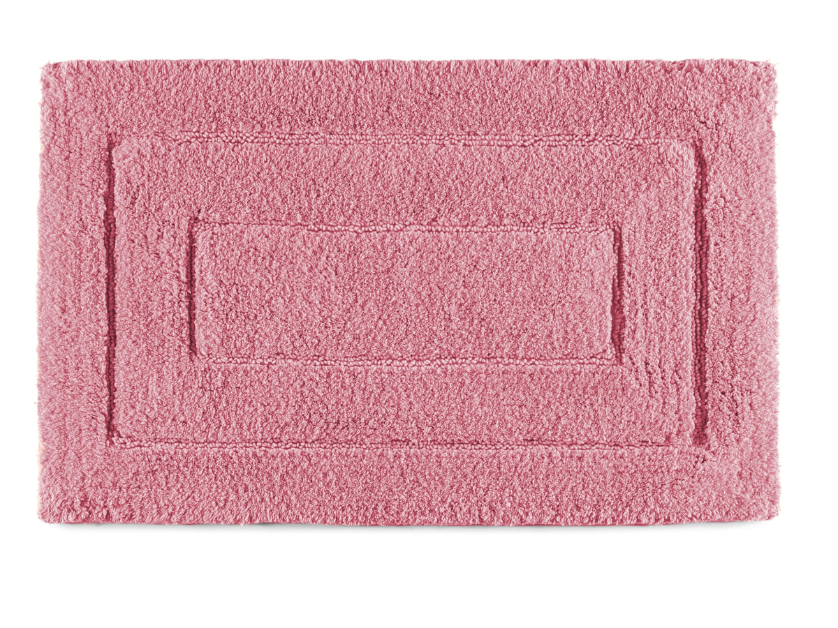 Kassatex Kassa Design Bath Rug, 20 By 32-Inch, Wild Salmon