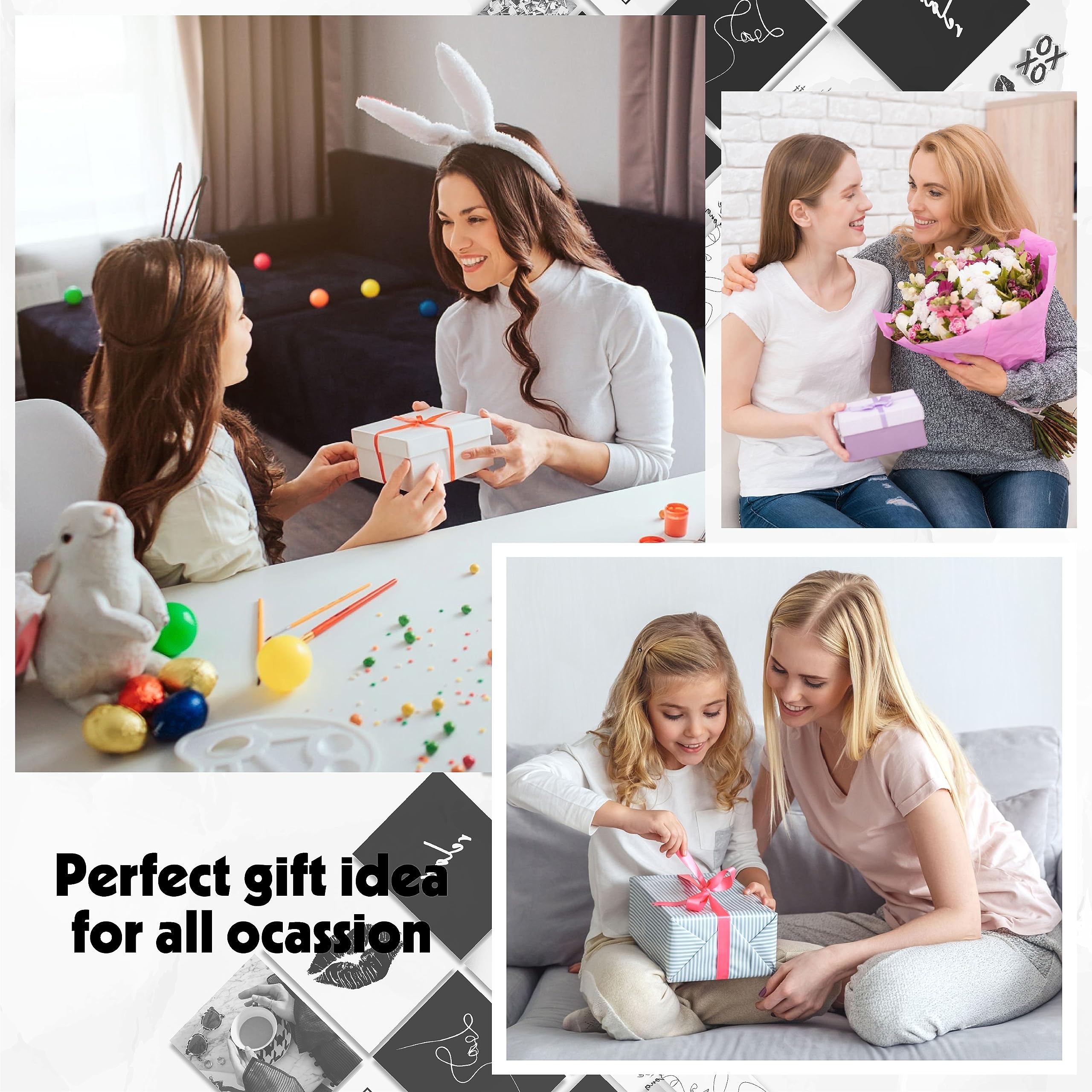 97 Decor Black and White Posters for Room Aesthetic - Black and White Wall Decor  Black and White Room Decor for Teen Girls  Boy Play Bunny Art Prints  Photo Picture Bedroom Decoration (8x10 UNFRAMED)