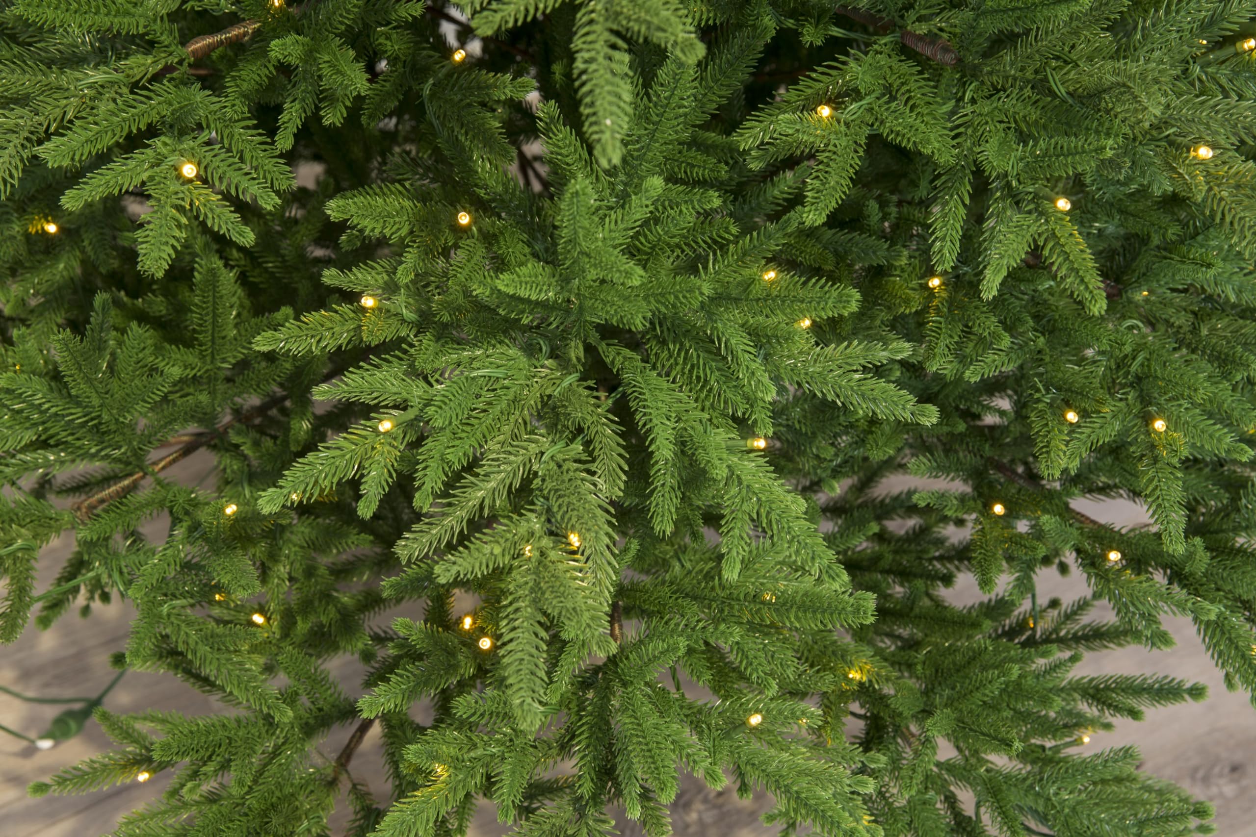 Holiday Stuff The Most Realistic Balsam Fir Christmas Tree Prelit with LED Lights (7ft)