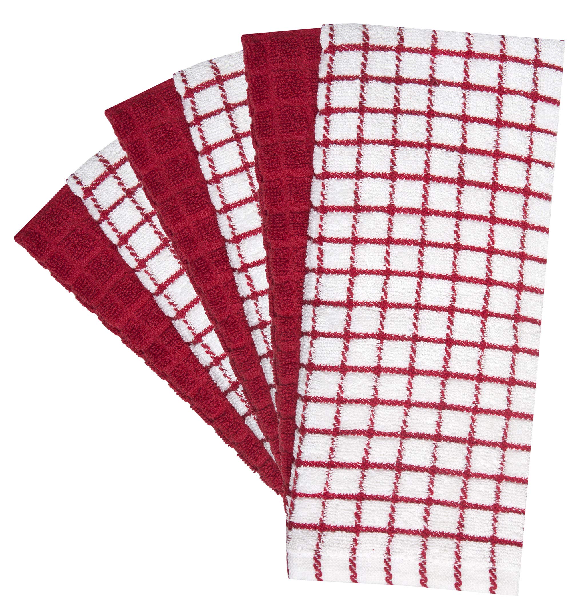 Kitchen Towels 16X 28  Dish Towels  Kitchen Hand Towels  Large Dishcloths Set  Highly Absorbent Tea Towel, Soft With Hanging Loo
