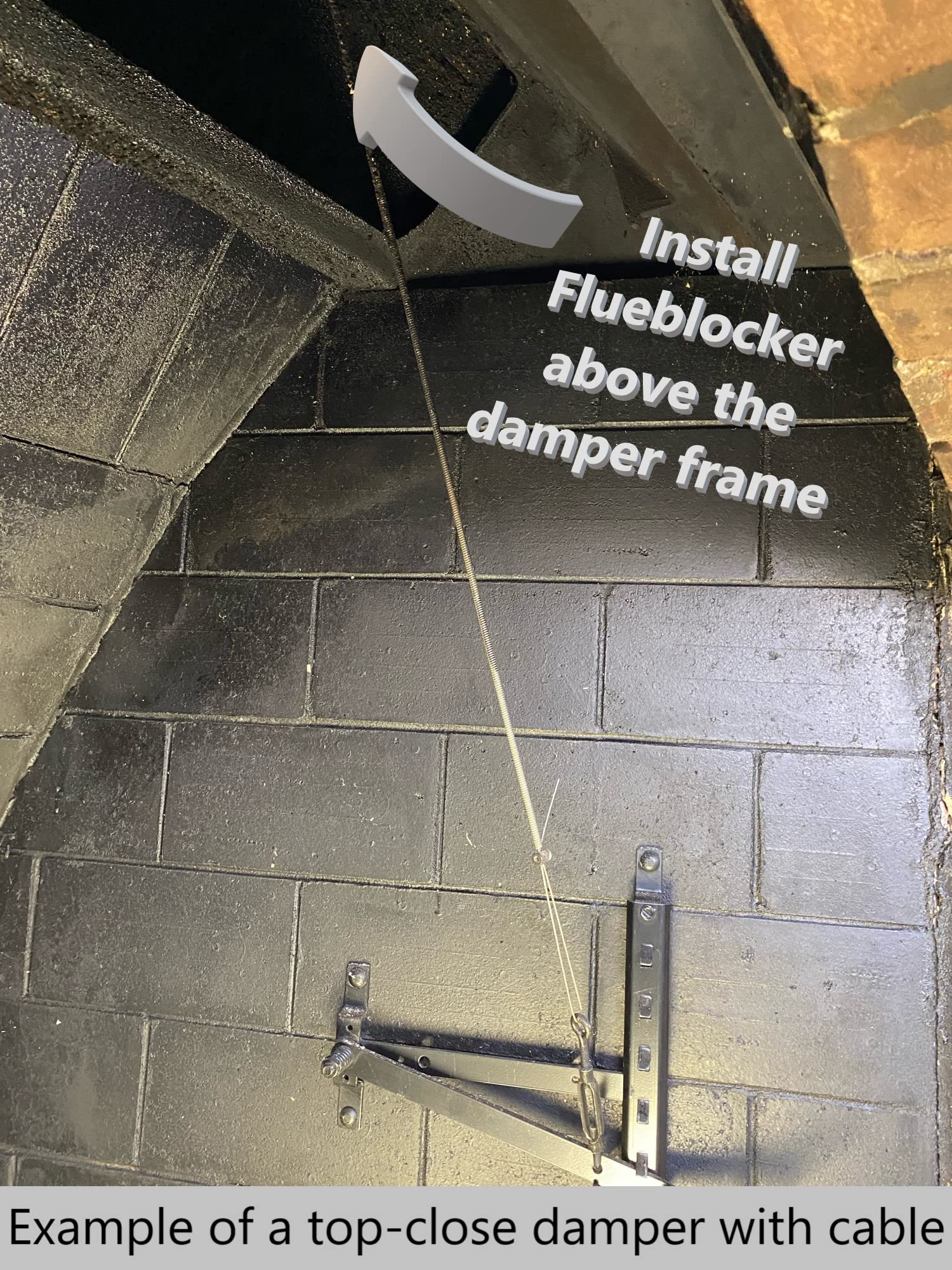 Flueblocker For 13''X35'' Chimney Flue - Chimney Sheep Fireplace Draft Stopper Plug Replacement Damper Fireplace Tool - Better T