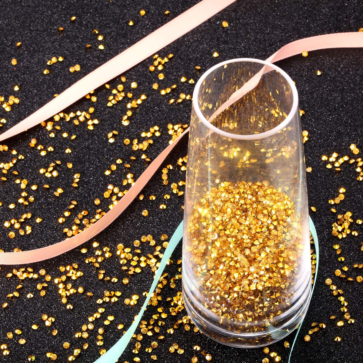 10000 Clear Wedding Table Scatter Confetti Crystals Acrylic Diamonds Rhinestones for Table Centerpiece Decorations Wedding Decor