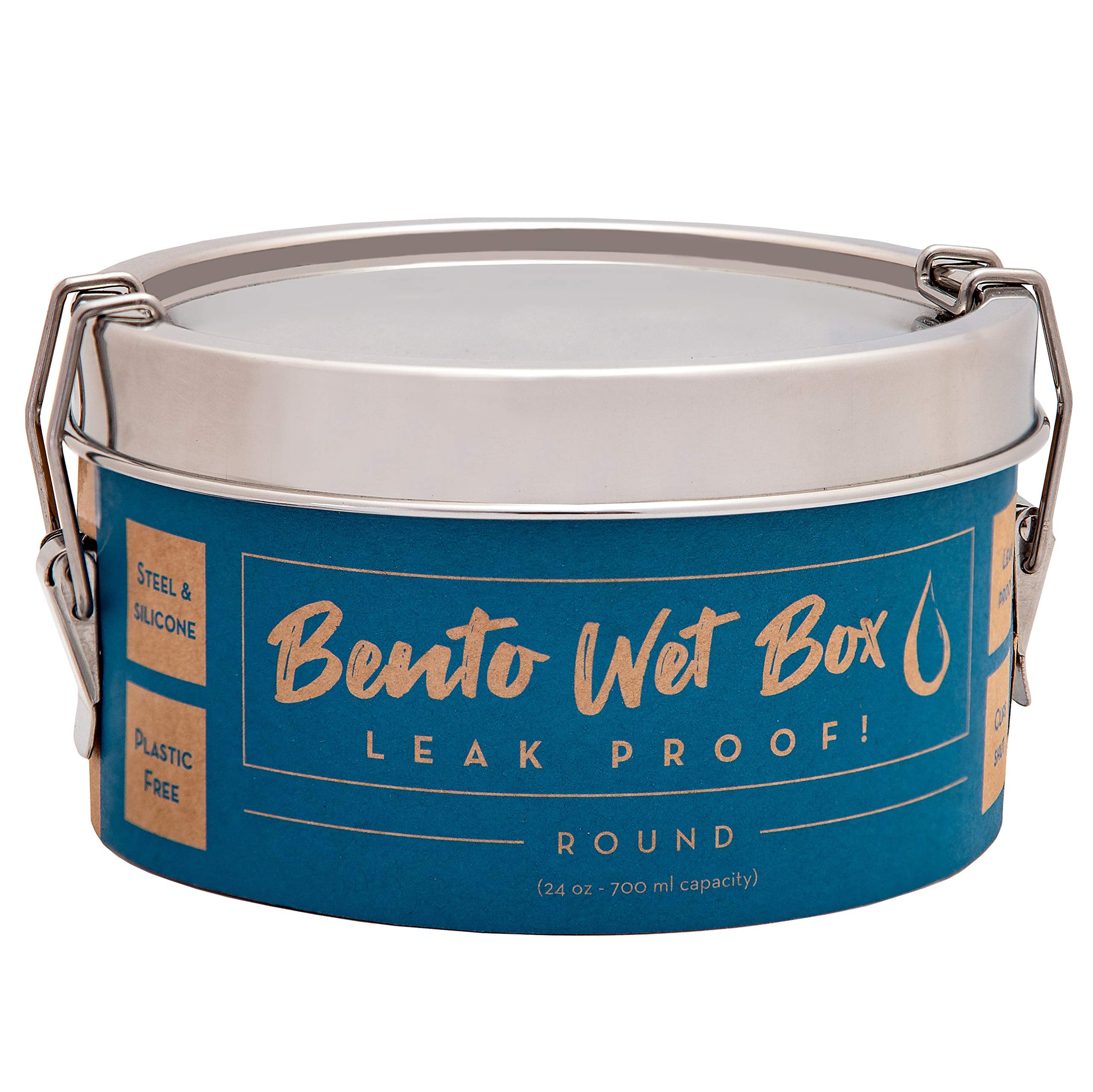 Ecolunchbox Stainless Steel Leakproof Bento Bowl Round Container