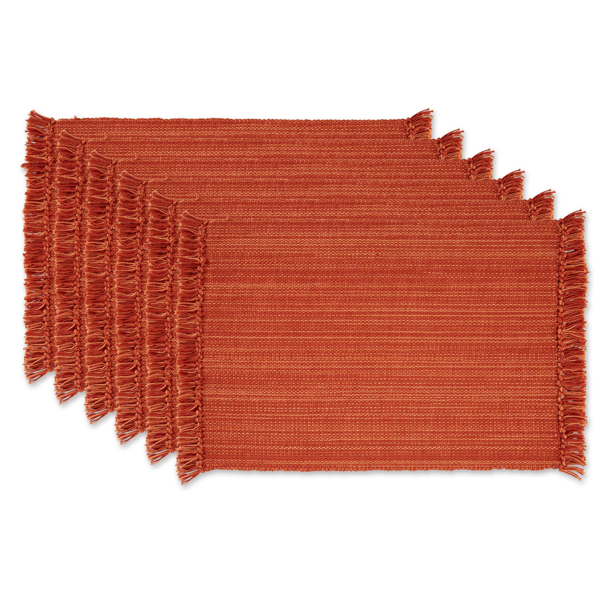 DII Variegated Spice Fringe Placemat (Set of 6)