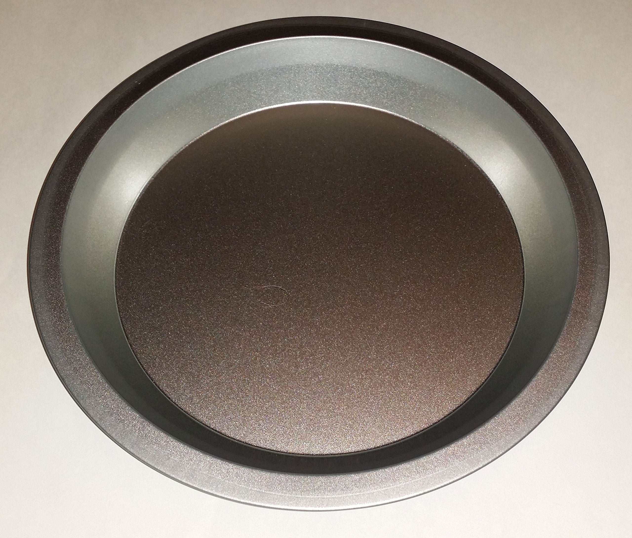 Two 9 Inch Pie Pans A Heavy Weight Steel None Stick Bakeware Set With Even Heating (Standard Version)