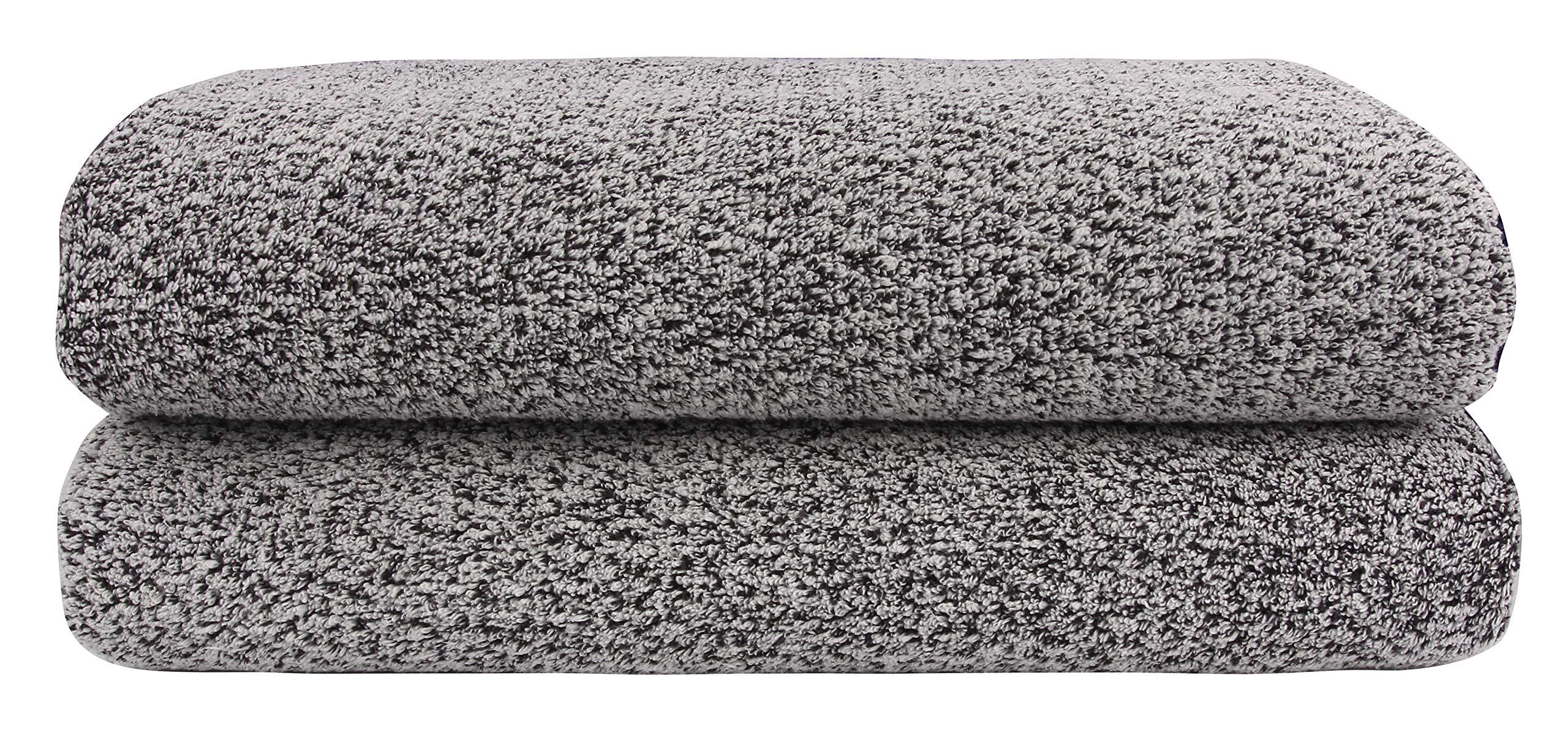 Everplush  (Pack of 2 Bath Towels (30 x 56 in)  Gray  2 Count