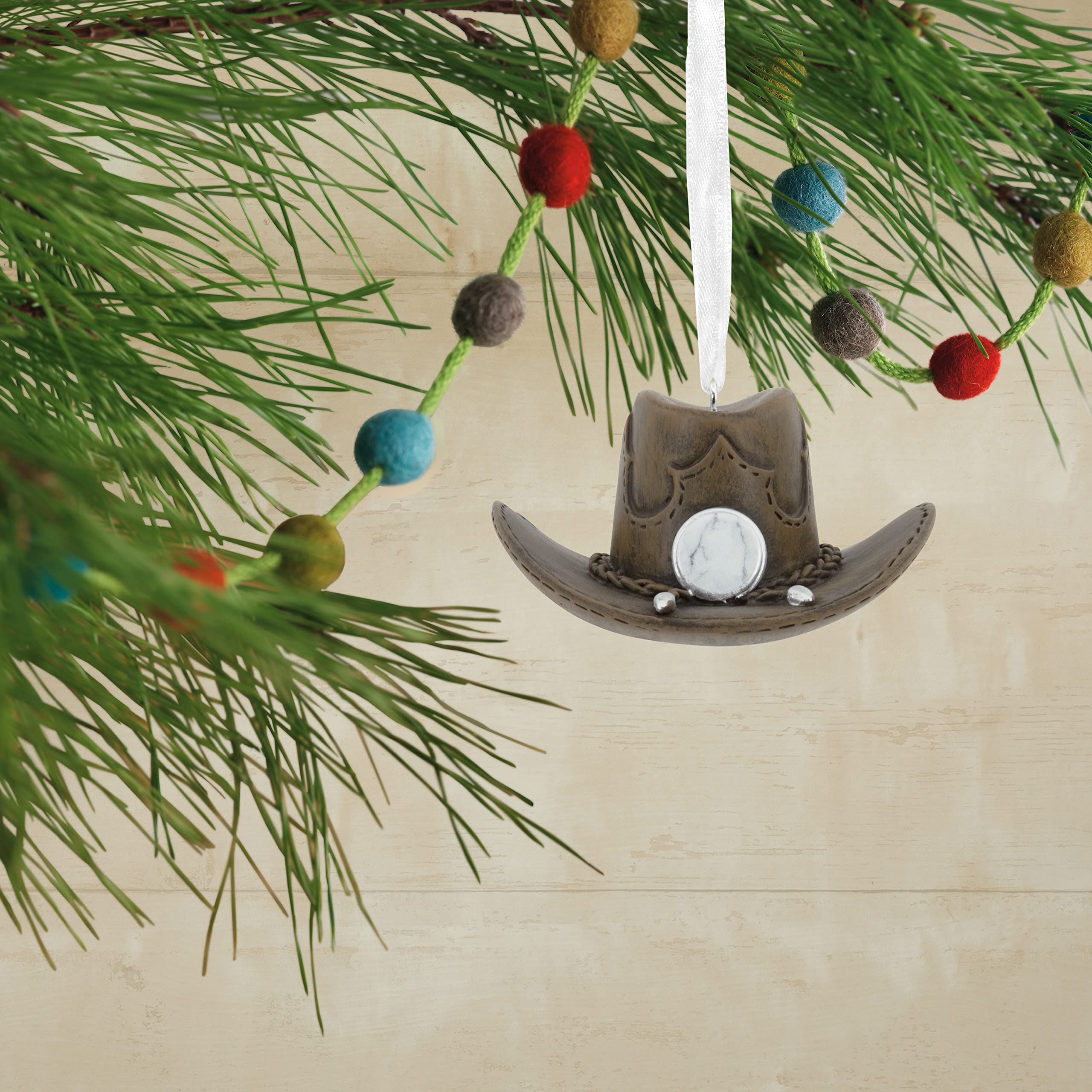 Hallmark Cowboy Hat Christmas Ornament