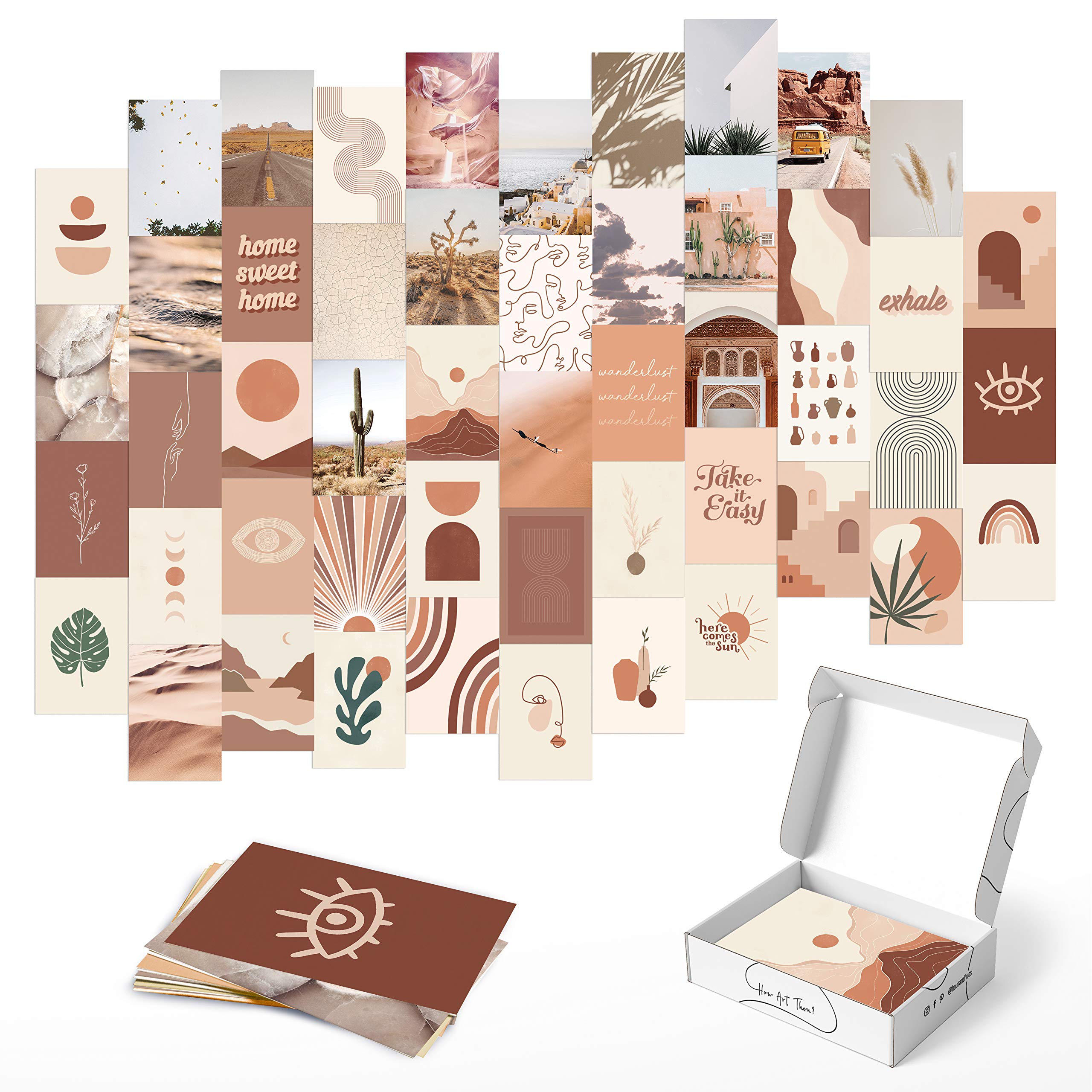 Haus And Hues Aesthetic Photo Collage Kit For Wall Aesthetic - Aesthetic Pictures For Wall Collage | Aesthetic Pictures For Wall