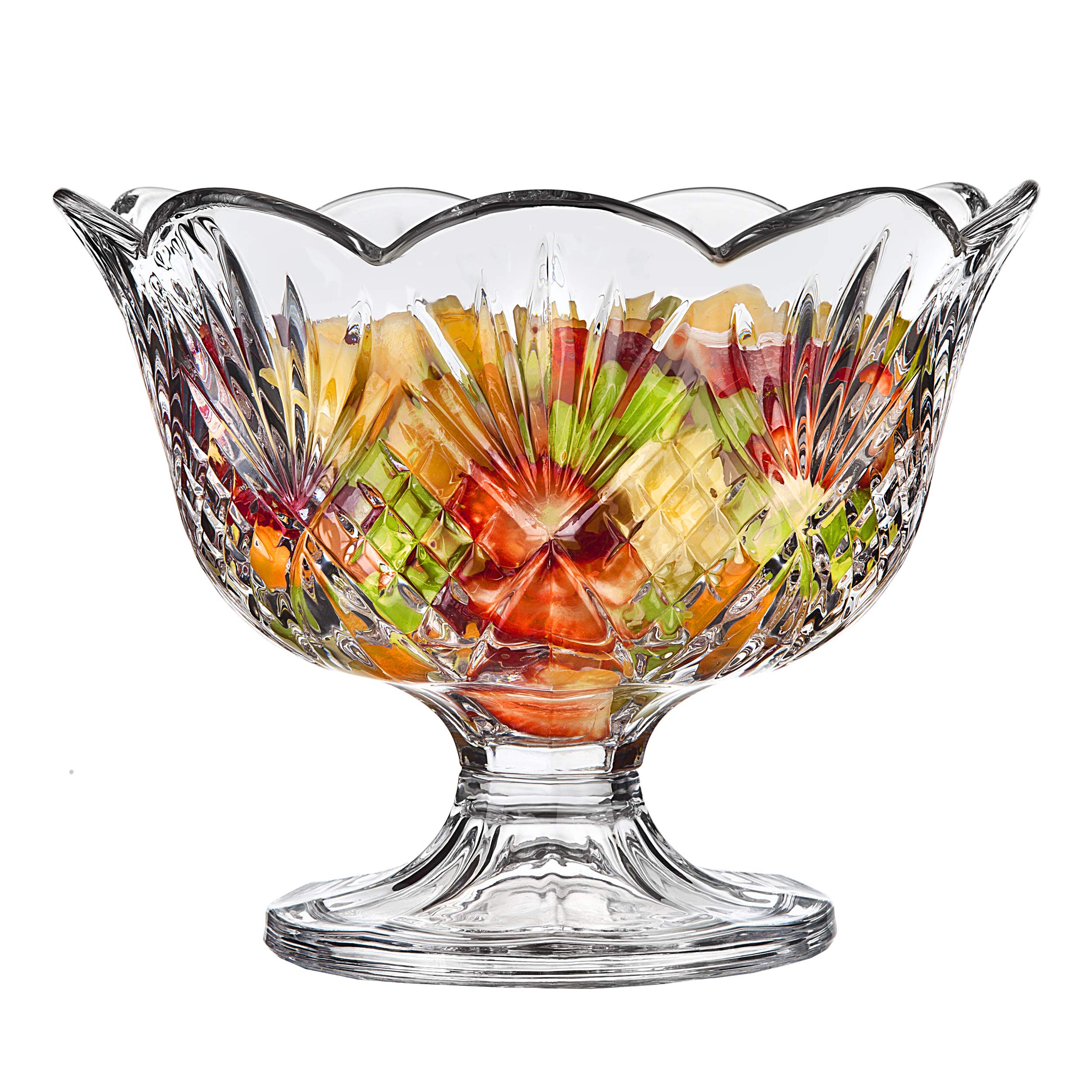 Godinger Dublin Centerpiece Glass Bowl